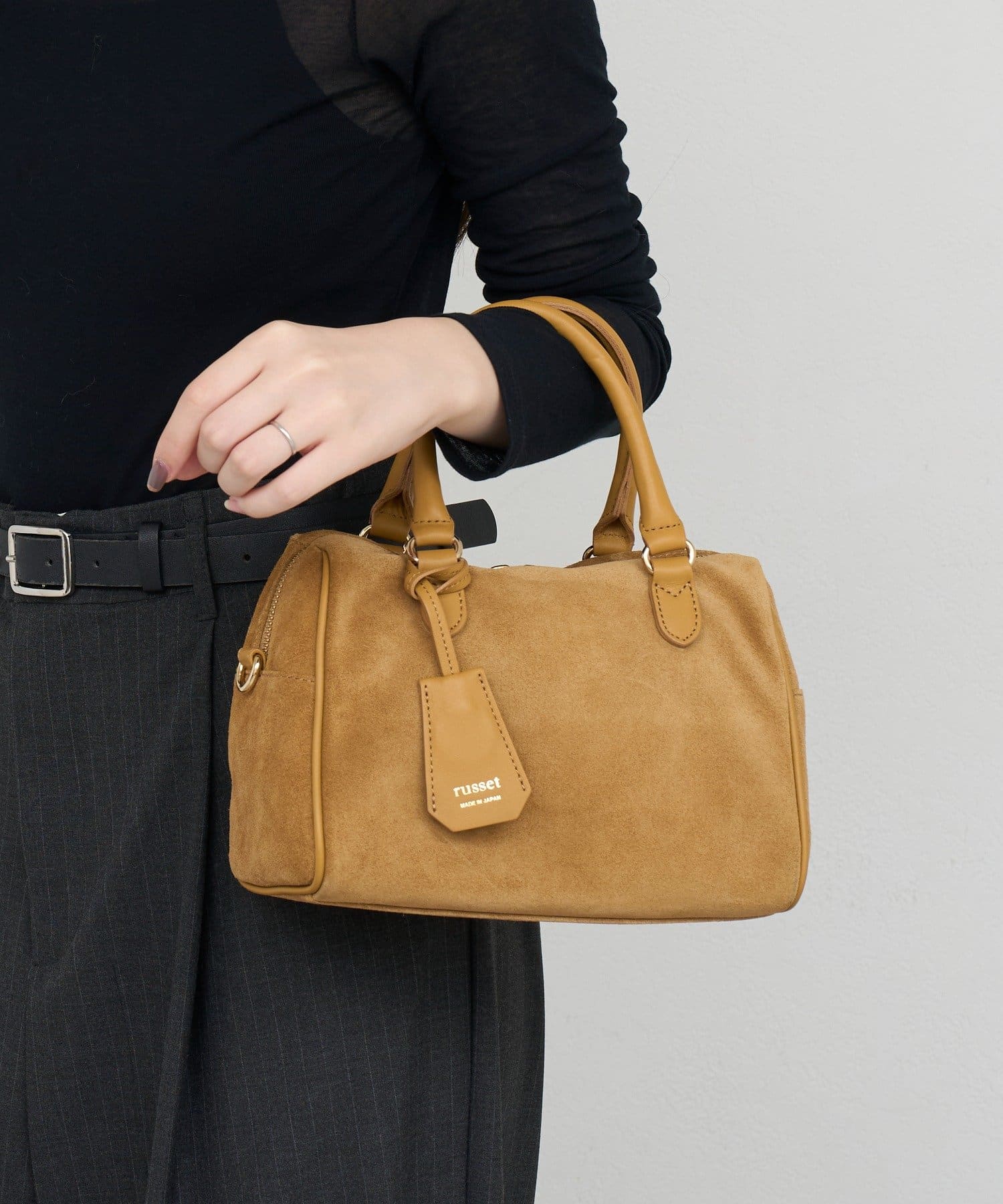 russet(ラシット) ［WEB限定カラーあり］スエード2WAYミニボストンバッグ