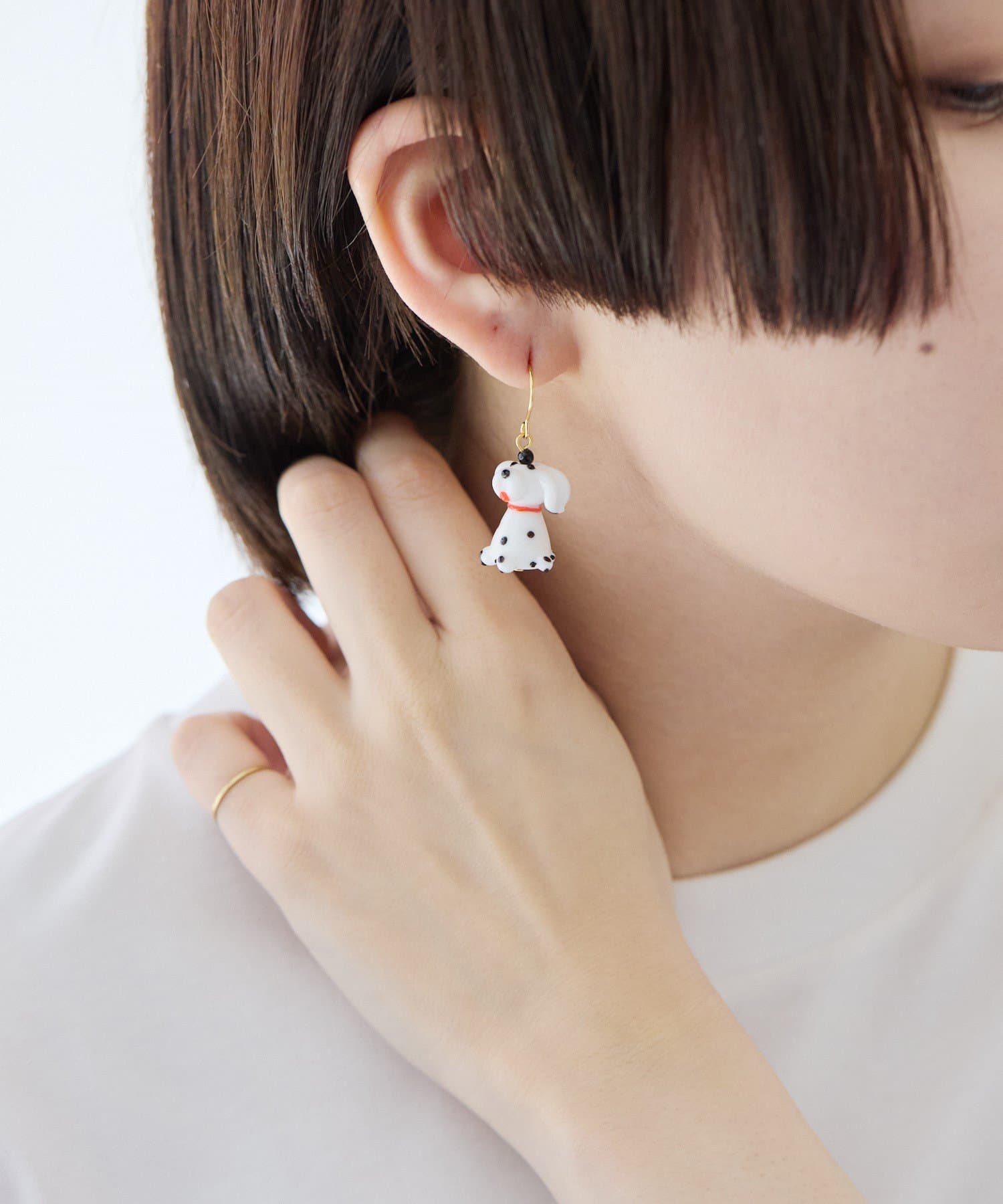 ear PAPILLONNER(イア パピヨネ) 《WEB＆一部店舗限定》ダルメシアンピアス