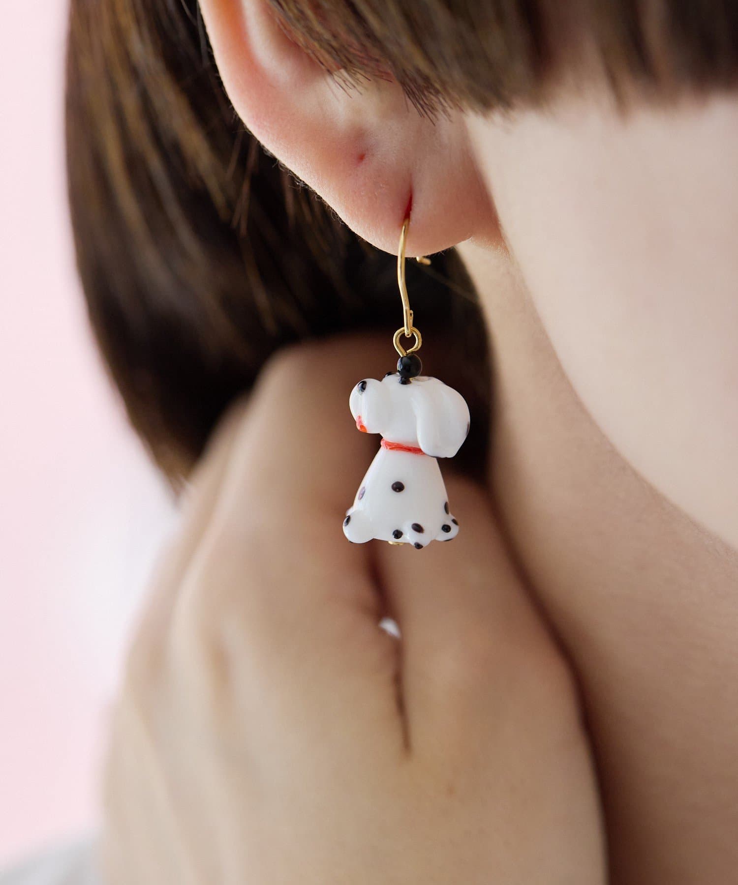ear PAPILLONNER(イア パピヨネ) 《WEB＆一部店舗限定》ダルメシアンピアス