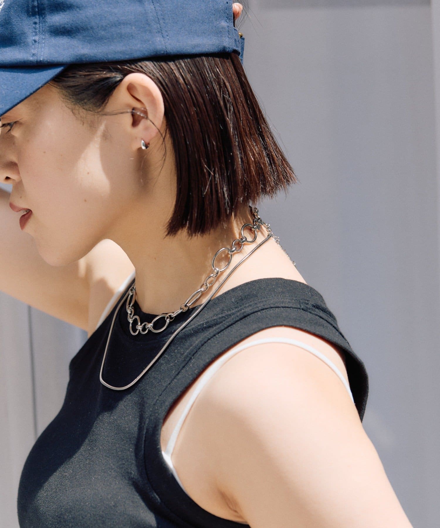 ear PAPILLONNER(イア パピヨネ) 《スターリングシルバー使用》ミニカゴピアス