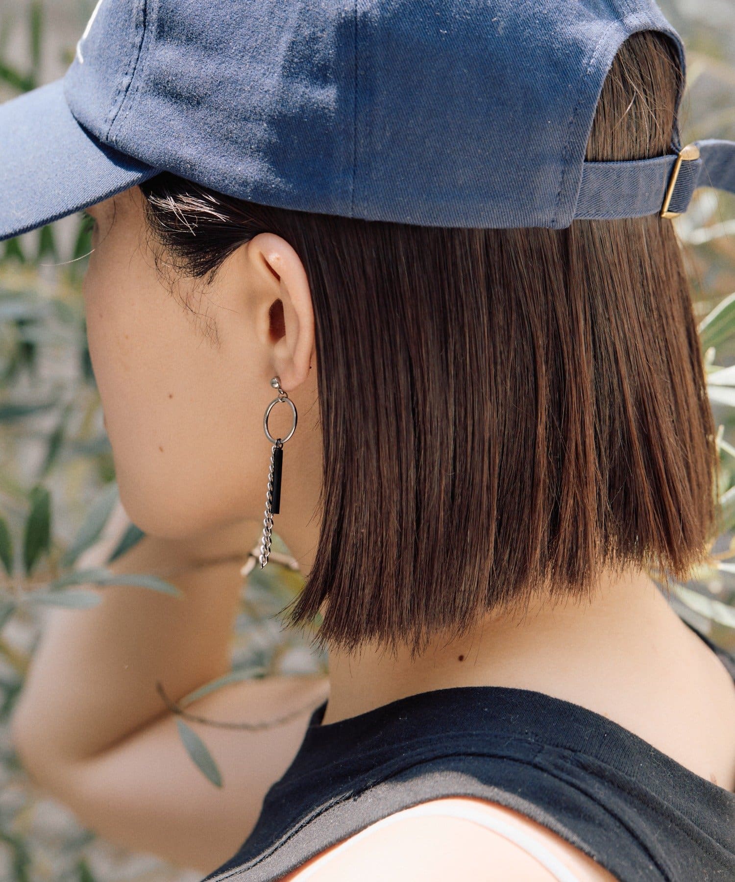 ear PAPILLONNER(イア パピヨネ) 《金属アレルギー対応/ステンレス》チェーン＆バーピアス
