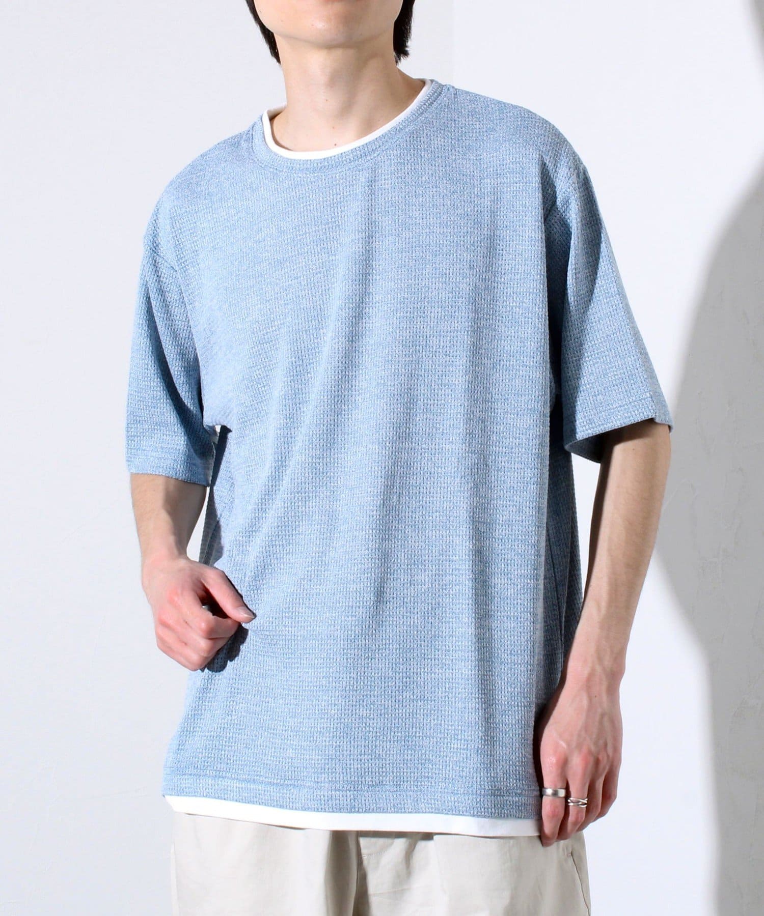 FREDY & GLOSTER(フレディ アンド グロスター) 【GLOSTER/グロスター】チェーンサーマル フェイクレイヤードTシャツ