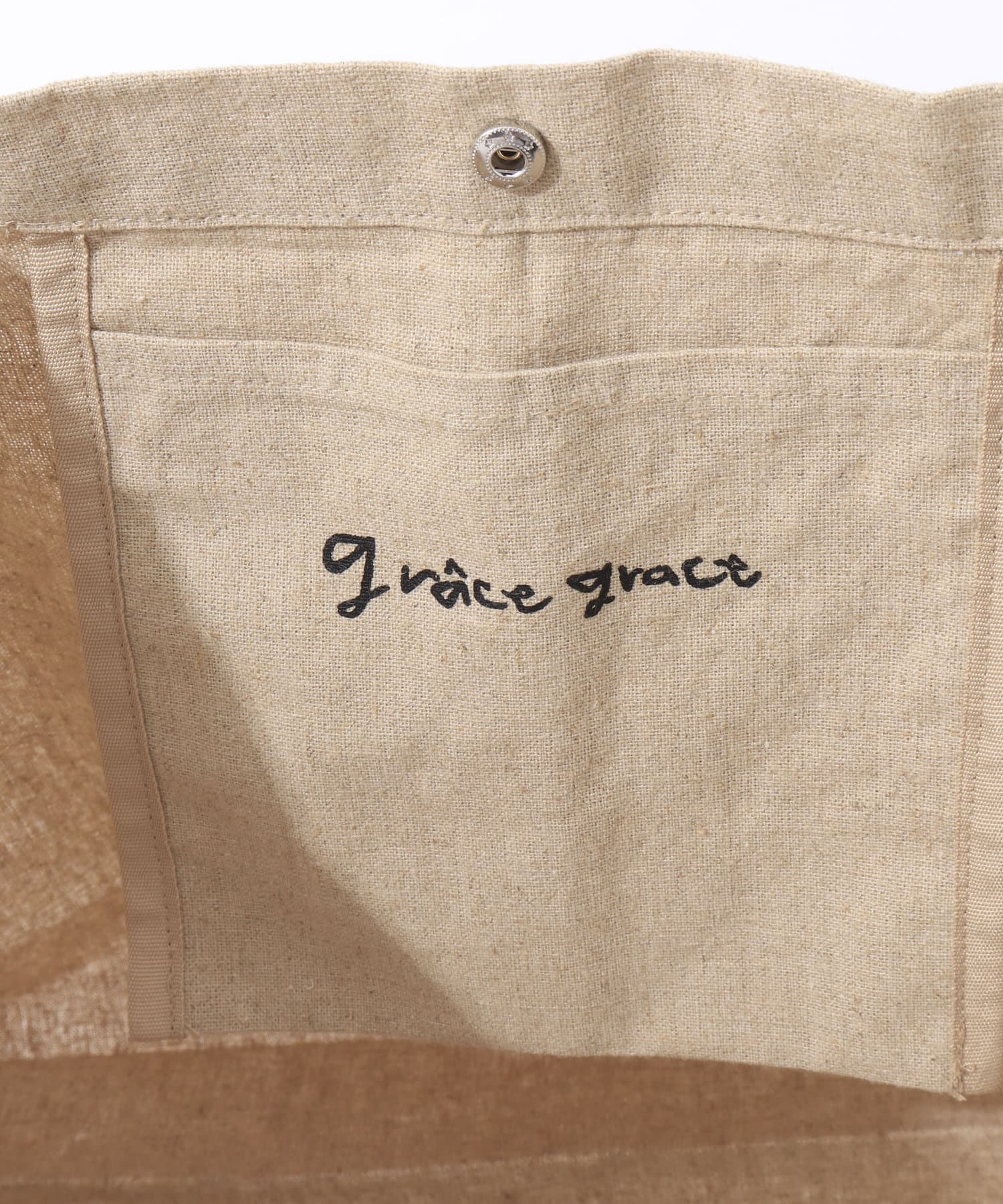 NOLLEY'S(ノーリーズ) 【grâce grace/グラスグラス】グラスケリネンサブバッグL