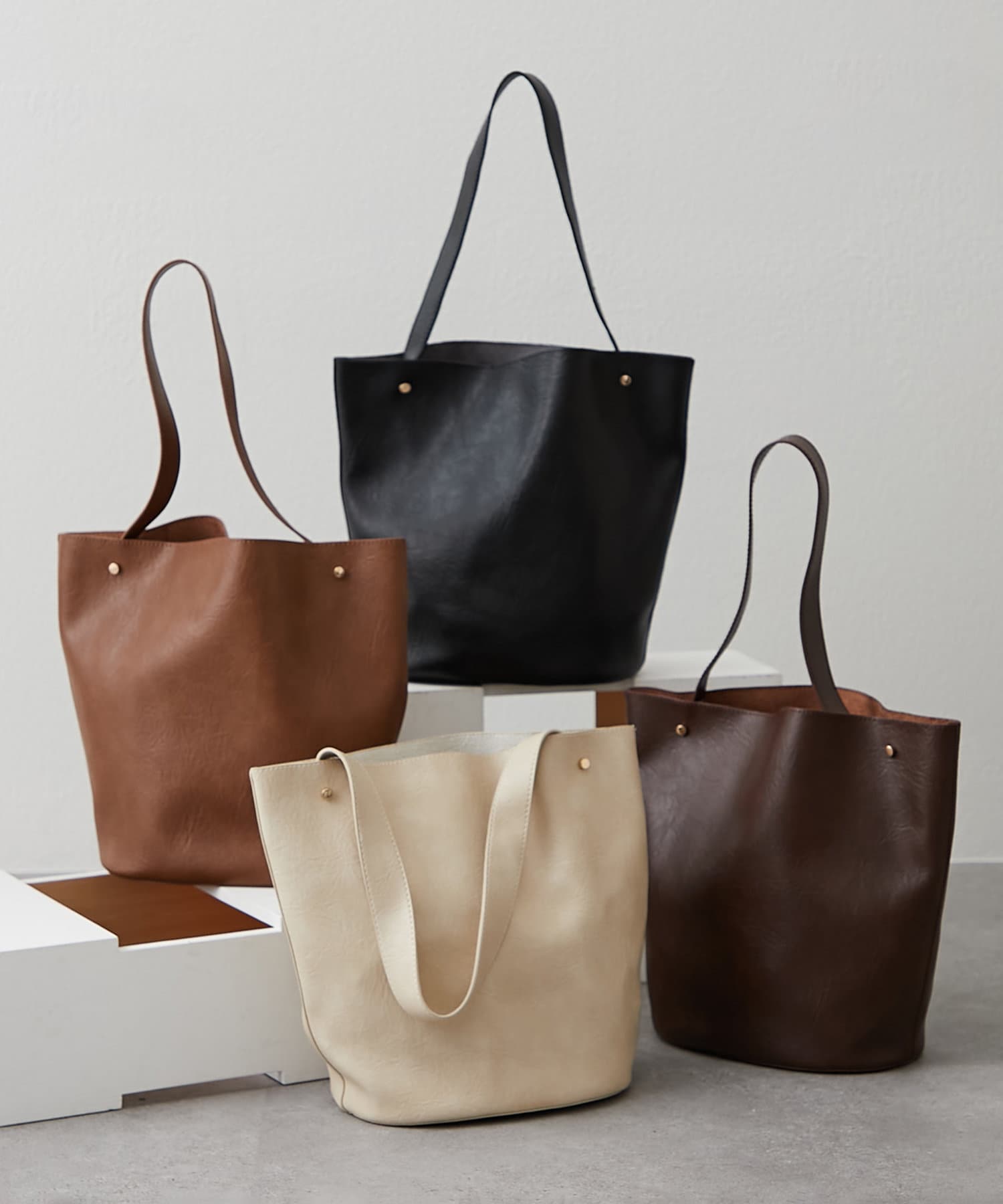 Remind me and forever(リマインドミーアンドフォーエバー) 【WEB限定】ポーチ付合皮トートバッグ