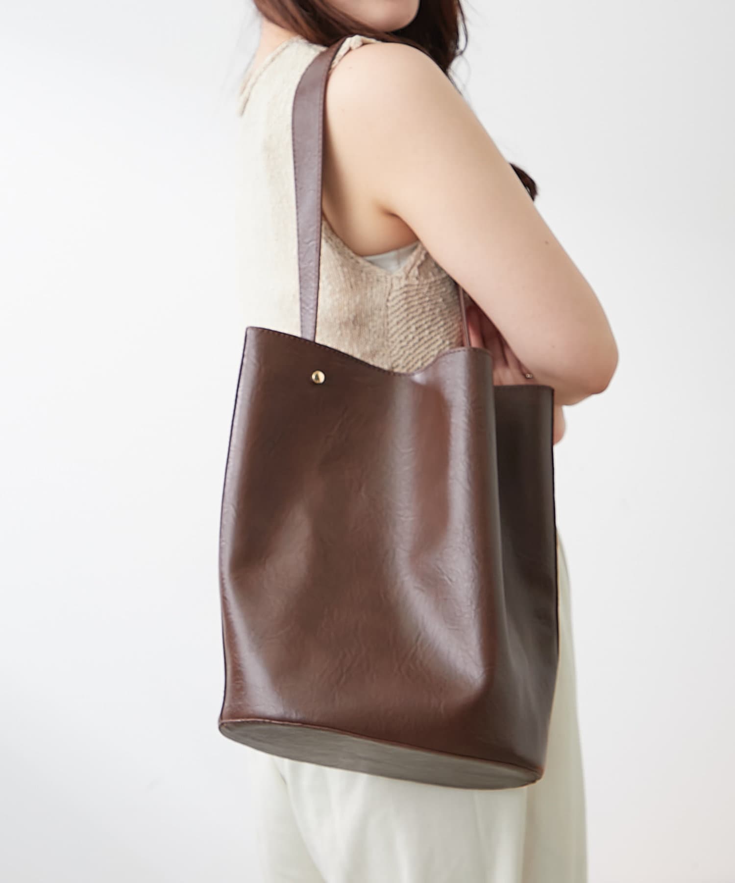 Remind me and forever(リマインドミーアンドフォーエバー) 【WEB限定】ポーチ付合皮トートバッグ