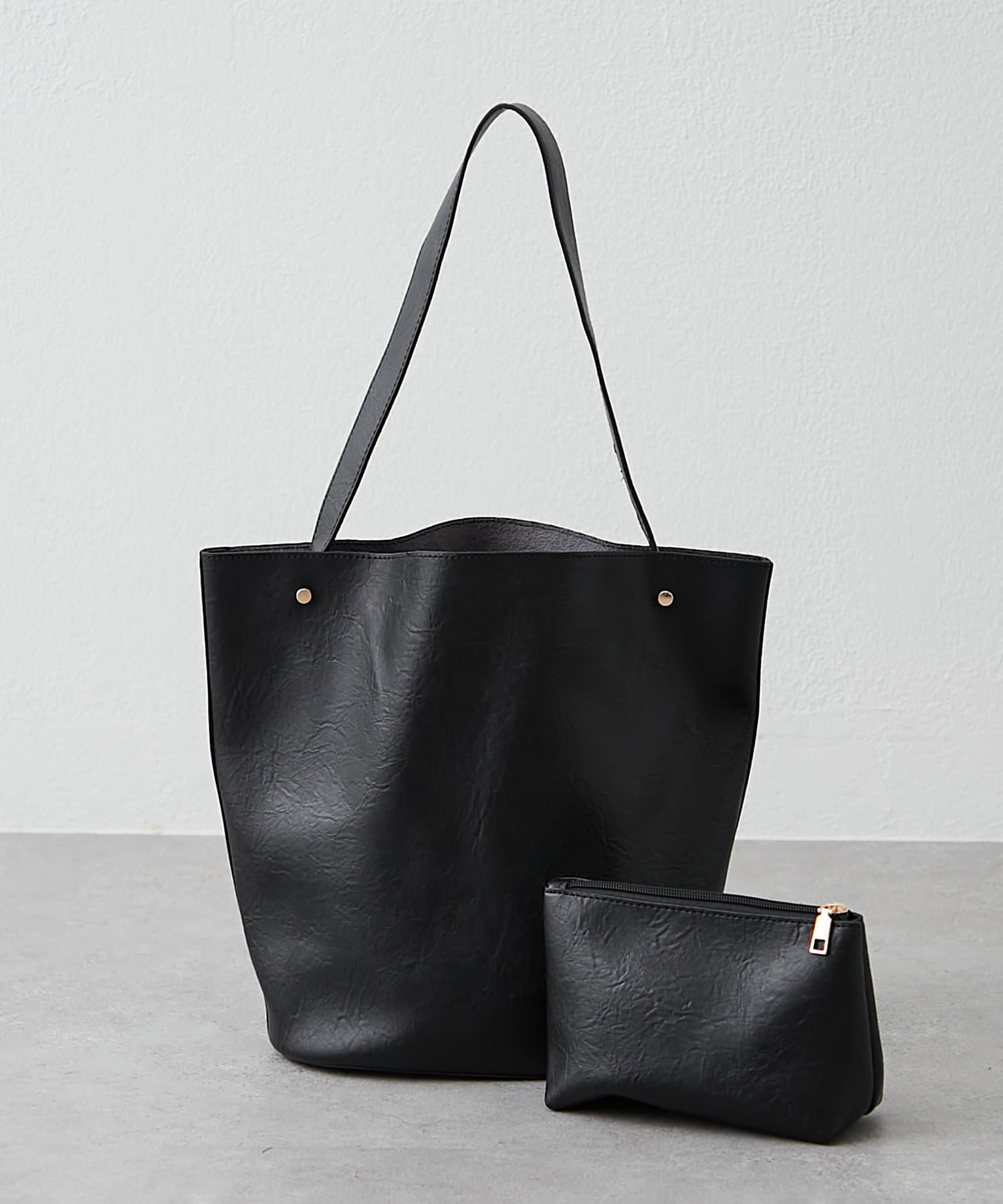 Remind me and forever(リマインドミーアンドフォーエバー) 【WEB限定】ポーチ付合皮トートバッグ