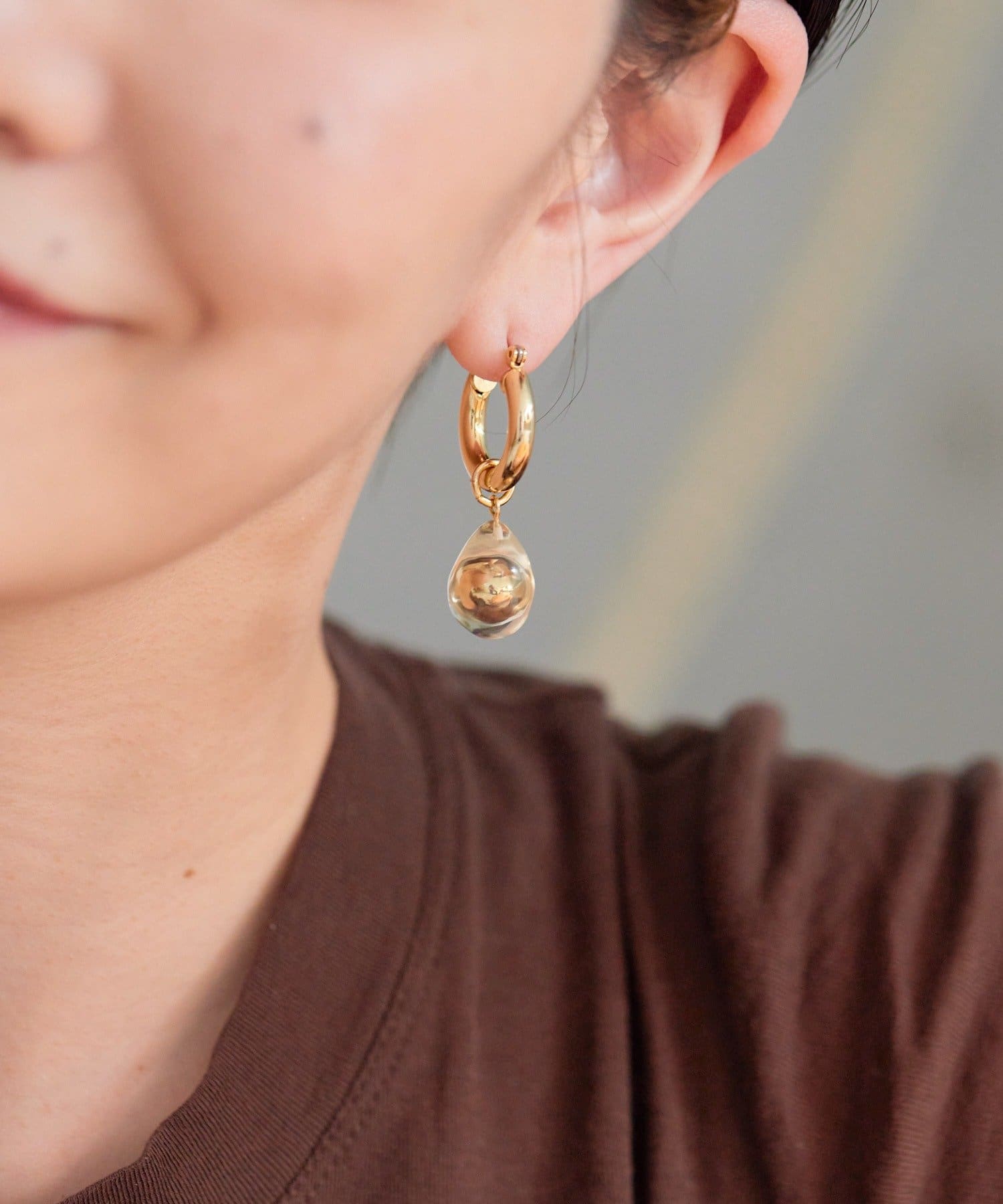 ear PAPILLONNER(イア パピヨネ) インサイドボールフープピアス