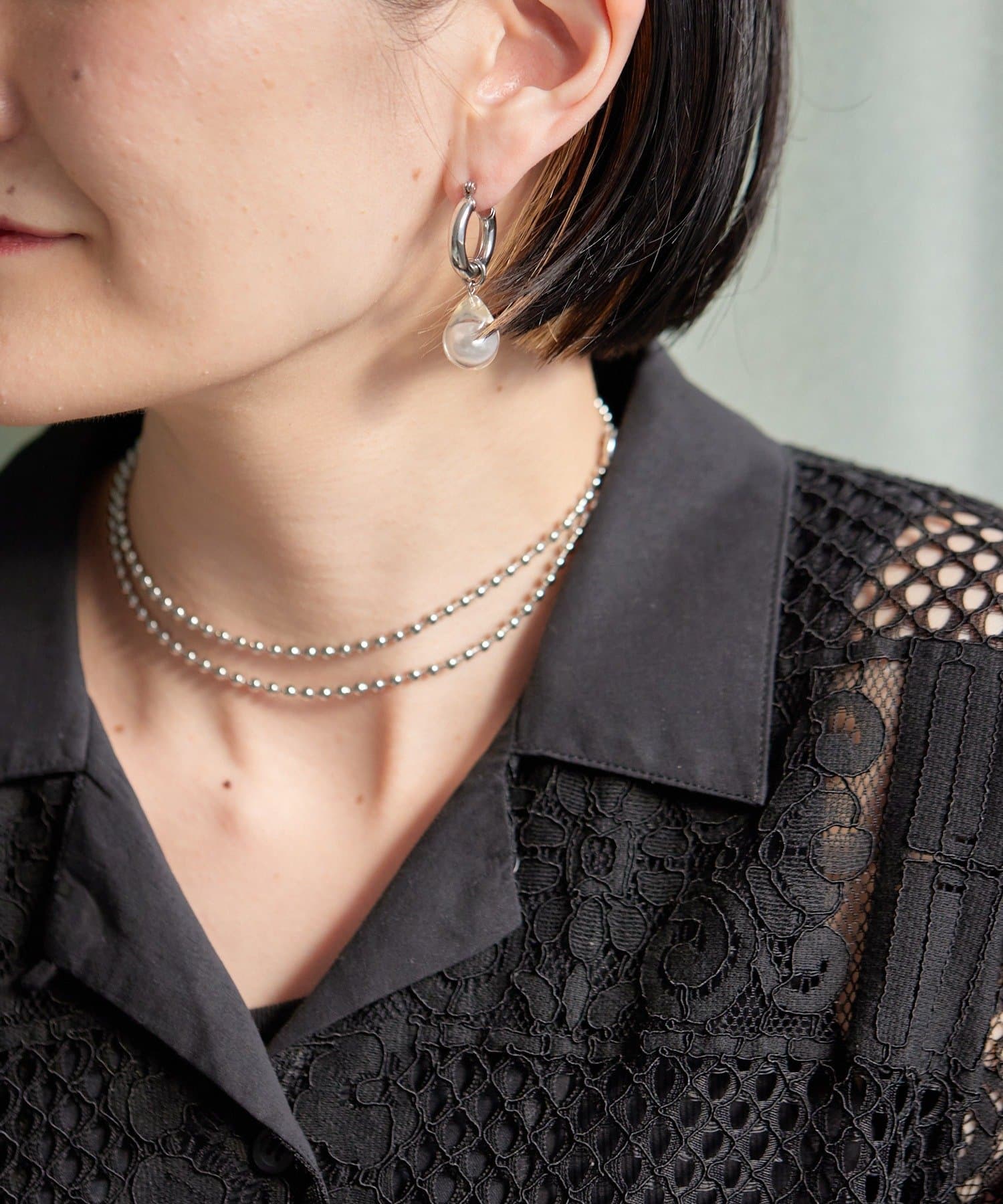 ear PAPILLONNER(イア パピヨネ) インサイドボールフープピアス