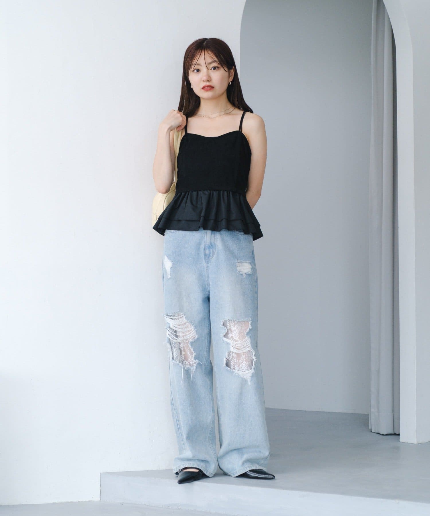 kastane 2025SS レース フリル パンツ オーダー会 限定アイテム