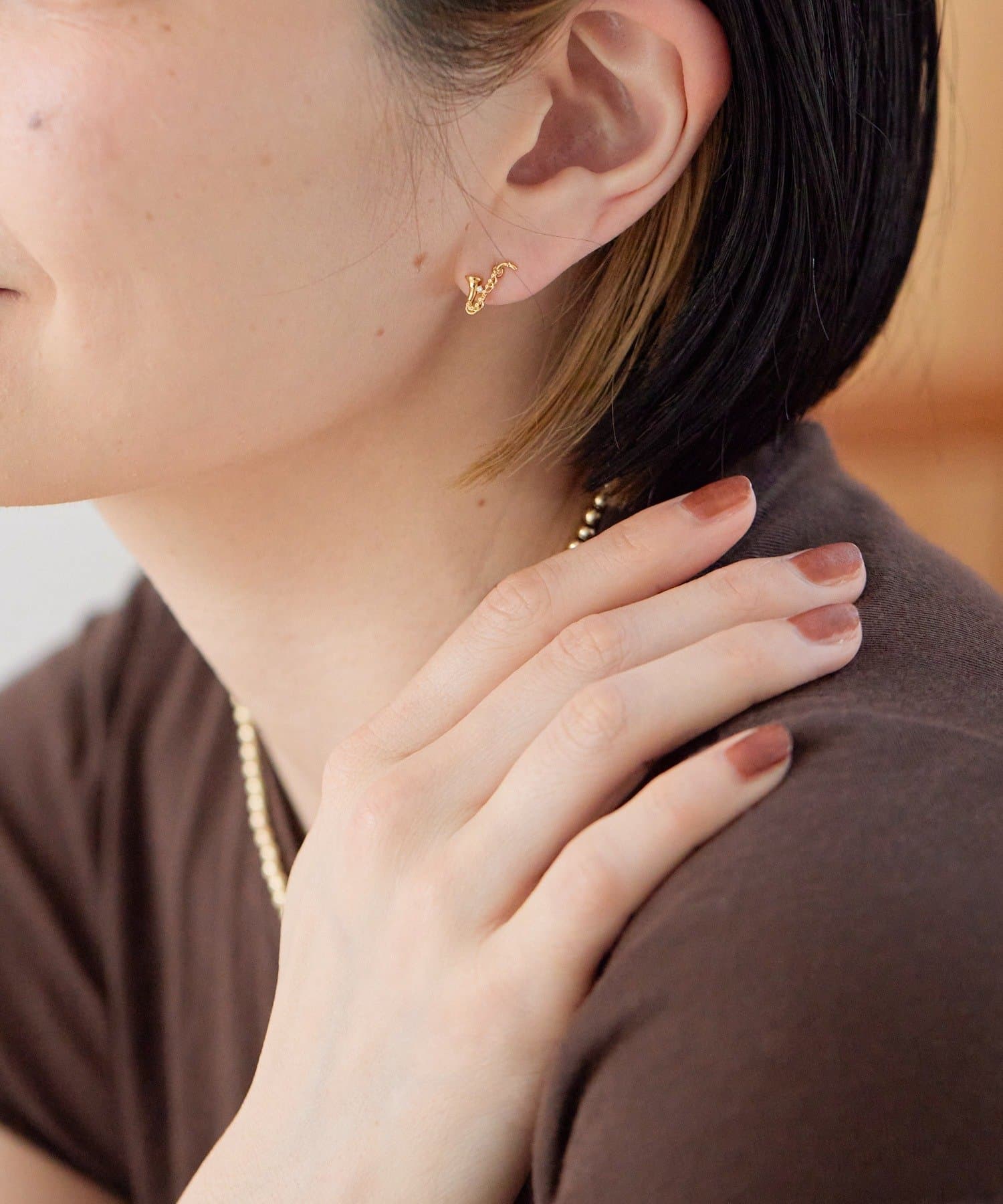 ear PAPILLONNER(イア パピヨネ) キラリ管楽器ピアス