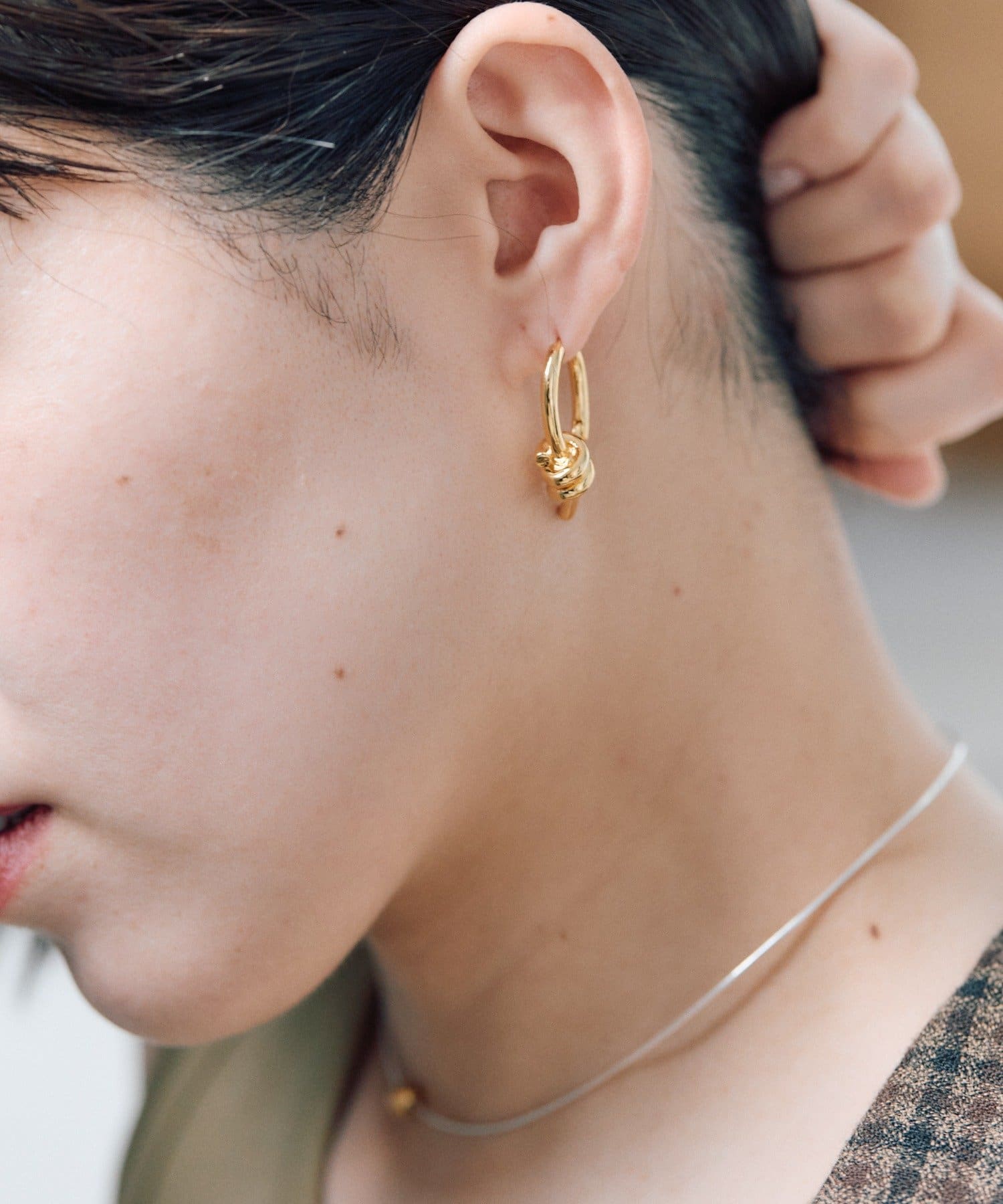 むすびフープピアス | ear PAPILLONNER(イア パピヨネ