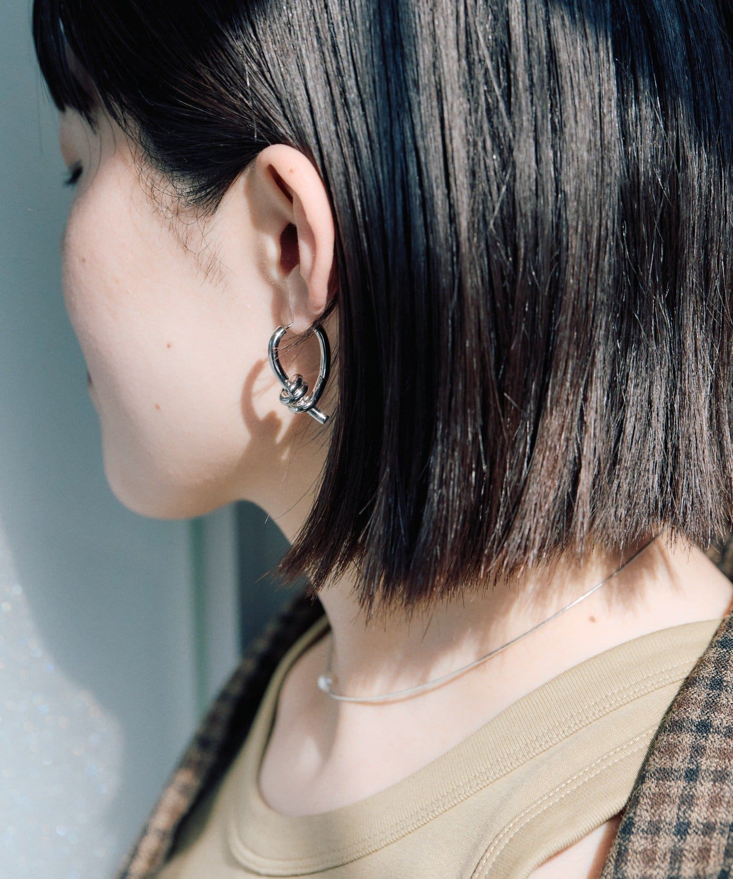 ear PAPILLONNER(イア パピヨネ) むすびフープピアス