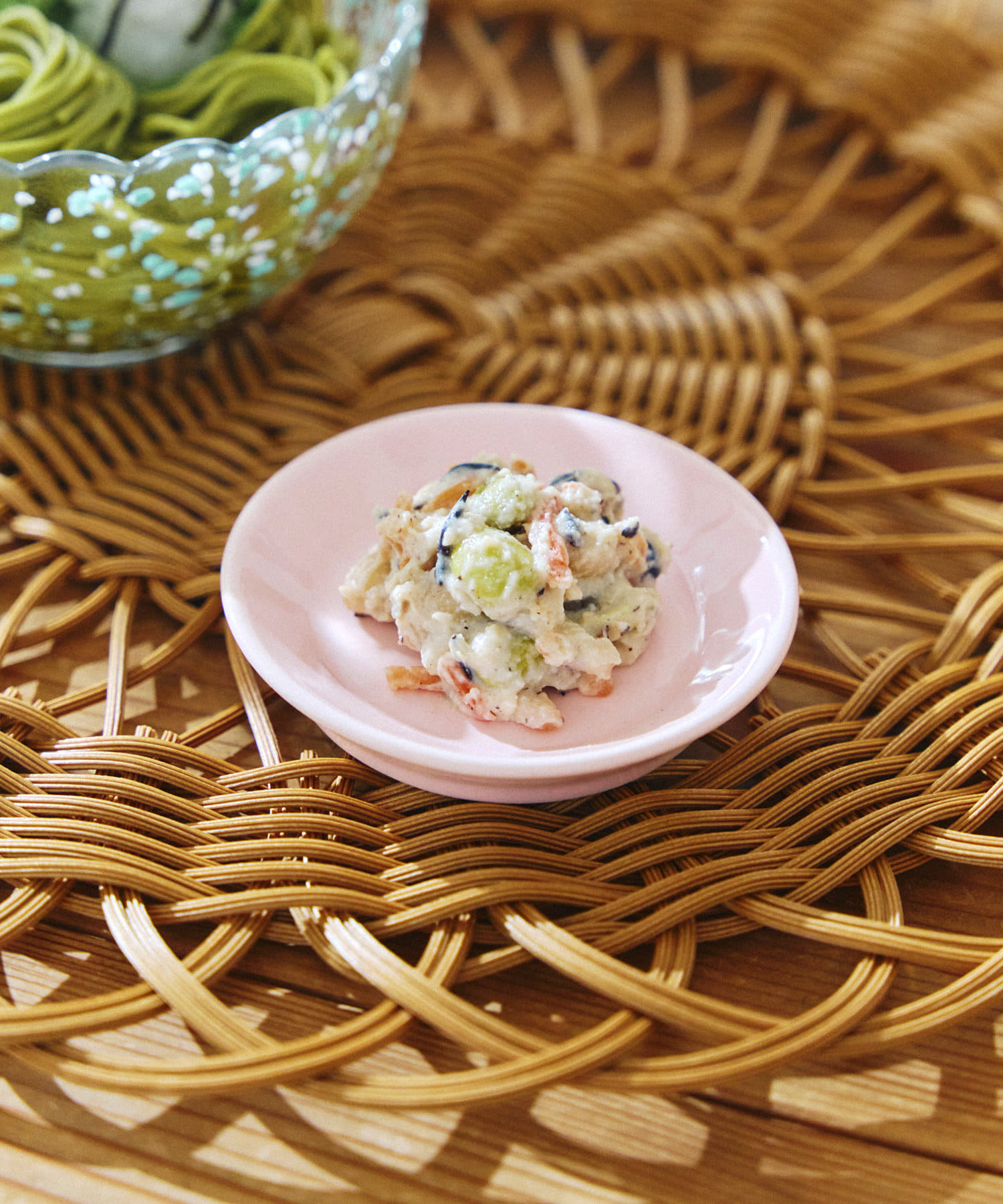 salut!(サリュ) 美濃焼小皿：9cm／涼を楽しむ夏御膳