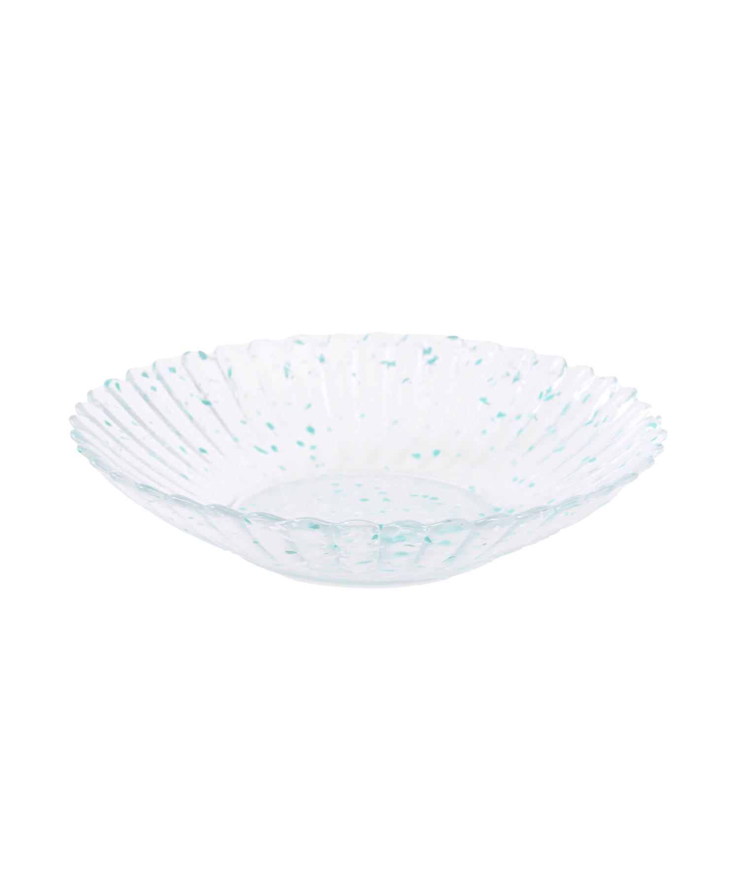 salut!(サリュ) ガラス菊皿：19cm／涼を楽しむ夏御膳