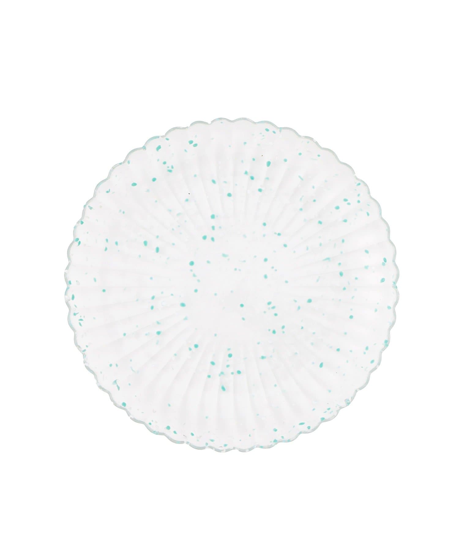 salut!(サリュ) ガラス菊皿：21cm／涼を楽しむ夏御膳