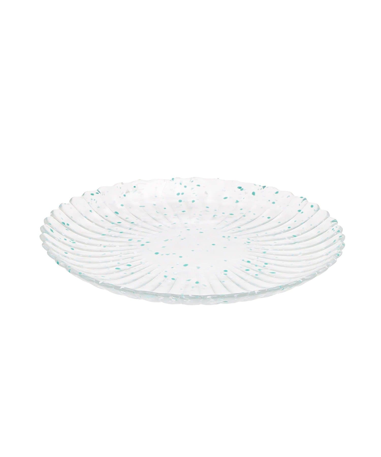 salut!(サリュ) ガラス菊皿：21cm／涼を楽しむ夏御膳