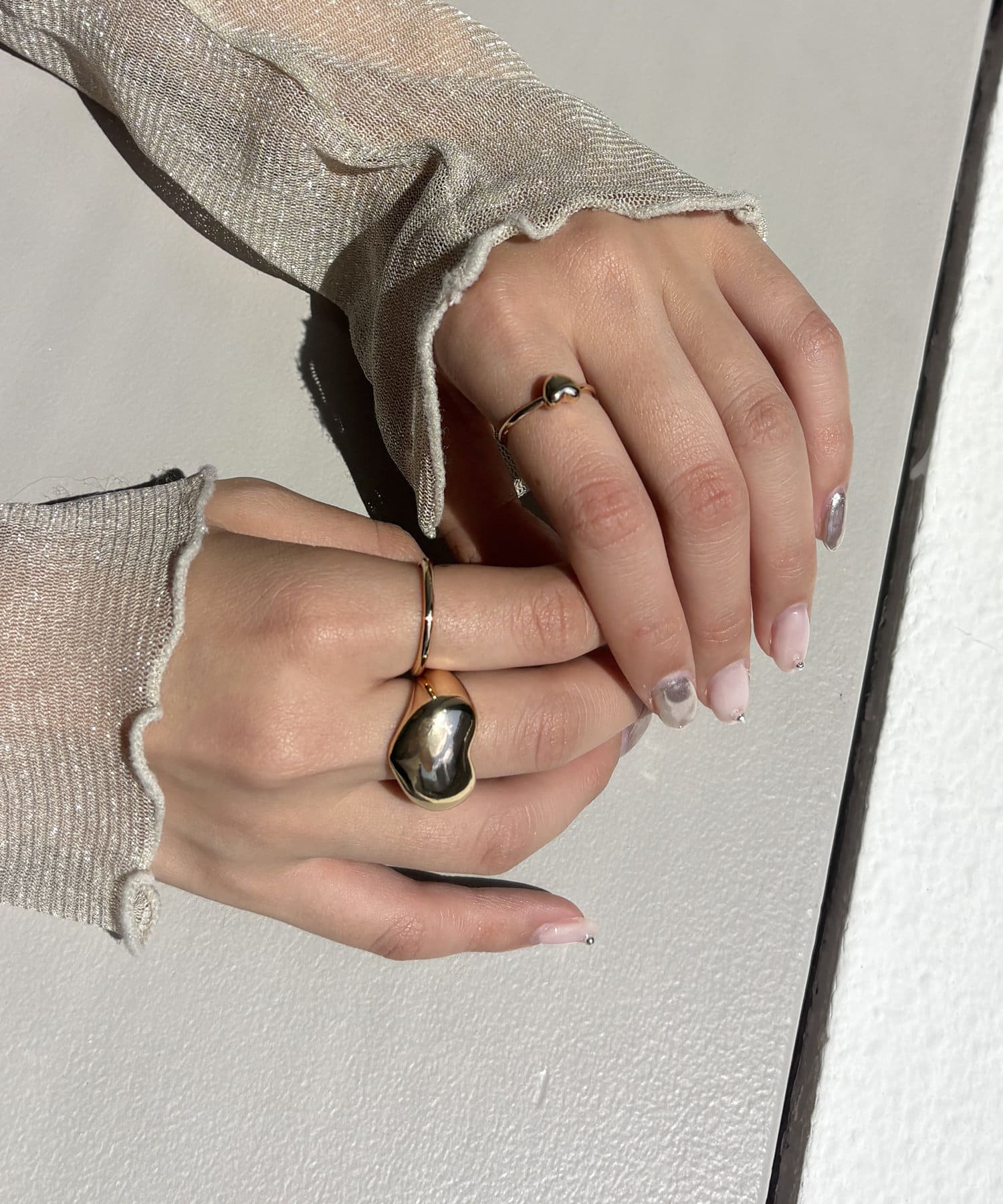 Lattice(ラティス) ハートメタルリングセット(3P)