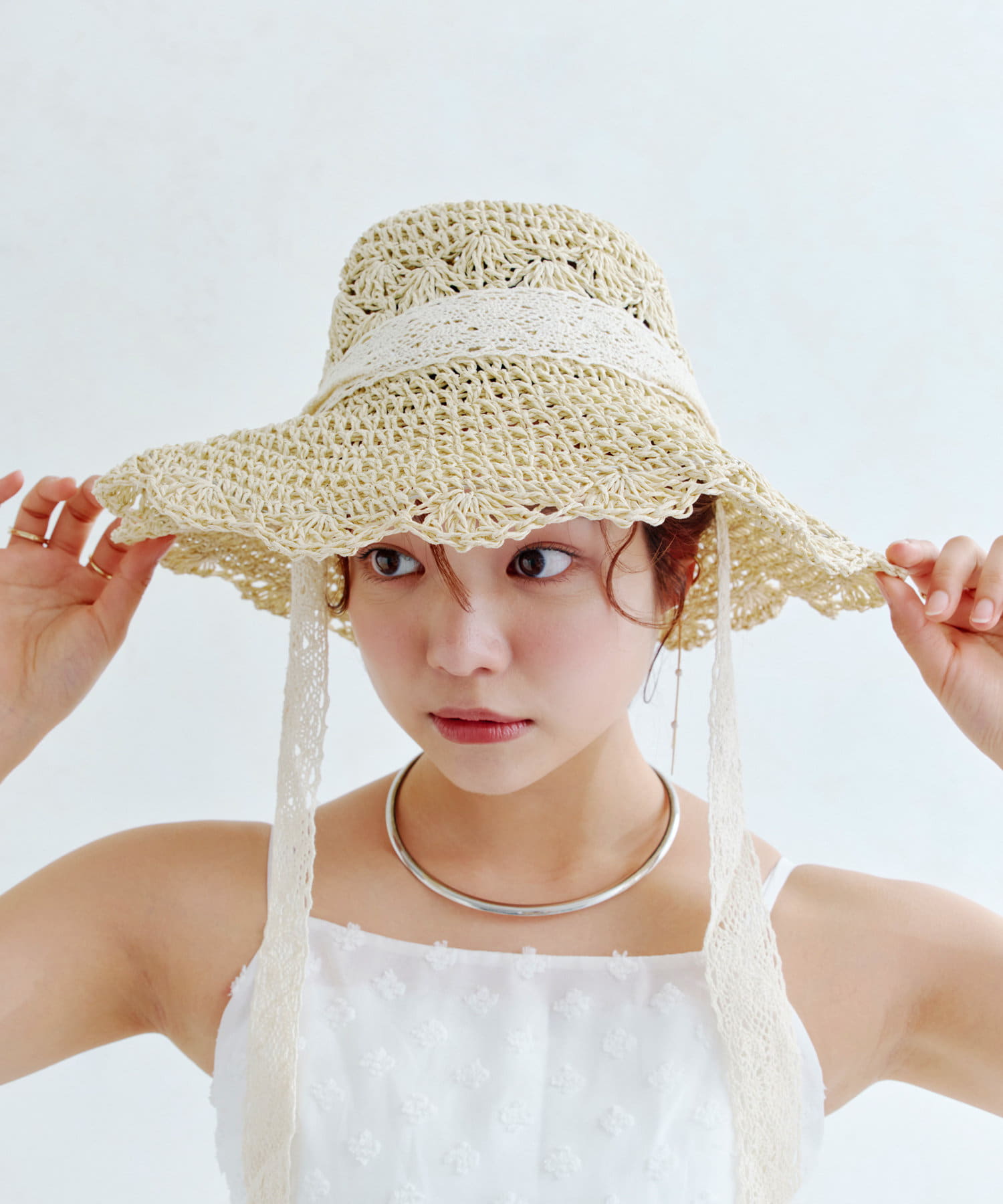 Lattice(ラティス) レースペーパーハット