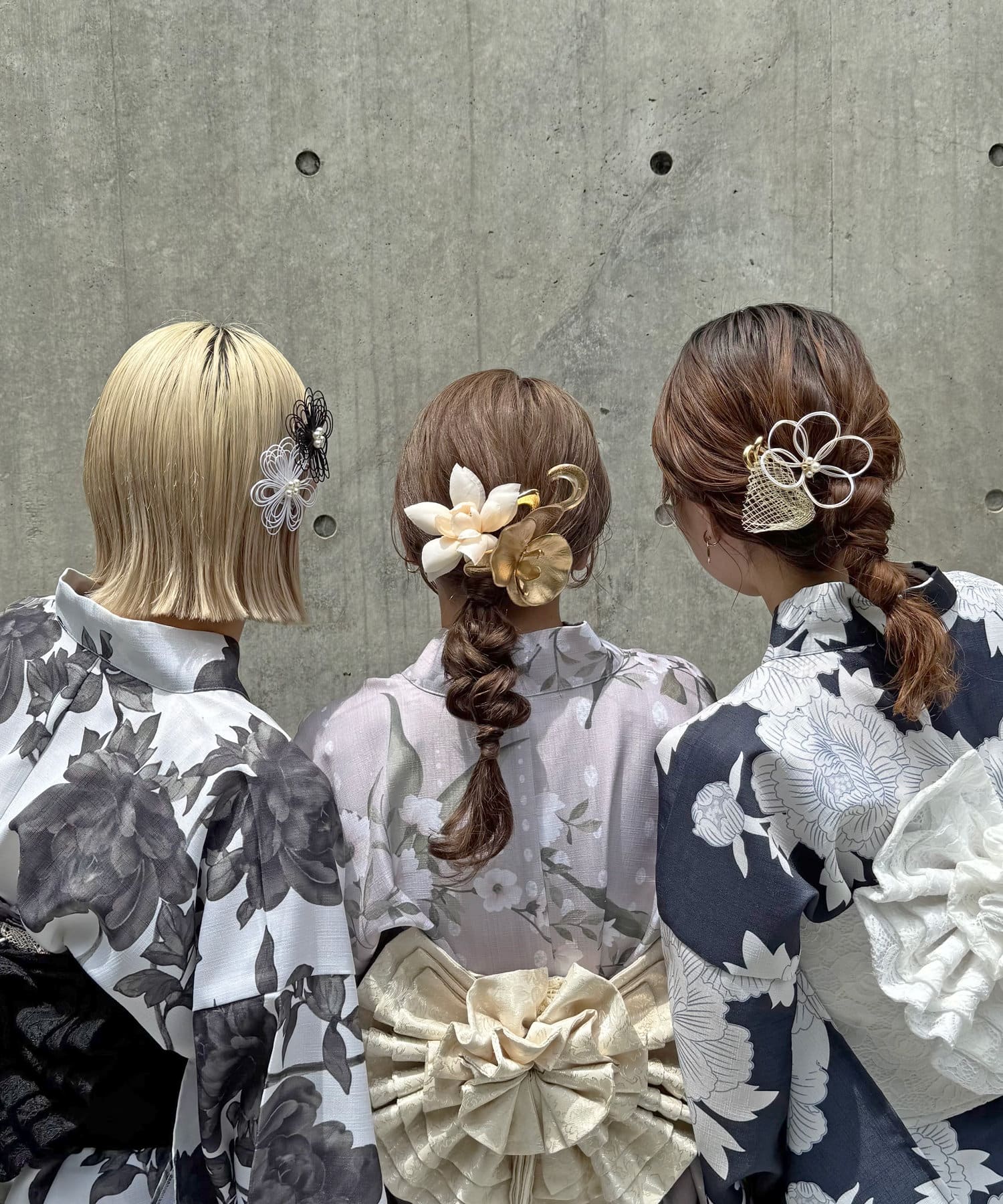 浴衣・和装におすすめ】お花水引きUピンセット(2P) | Lattice