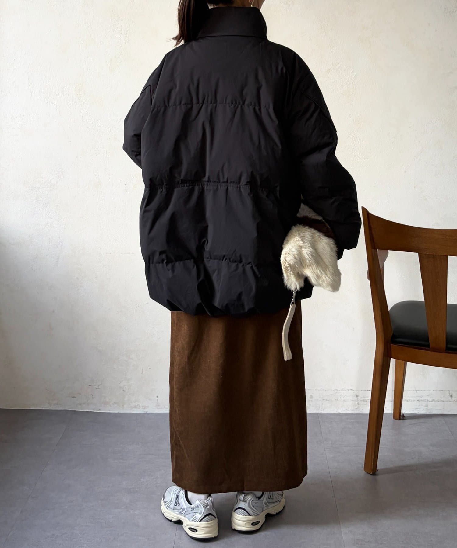 Chez toi(シェトワ) ボリュームネックミドルダウン