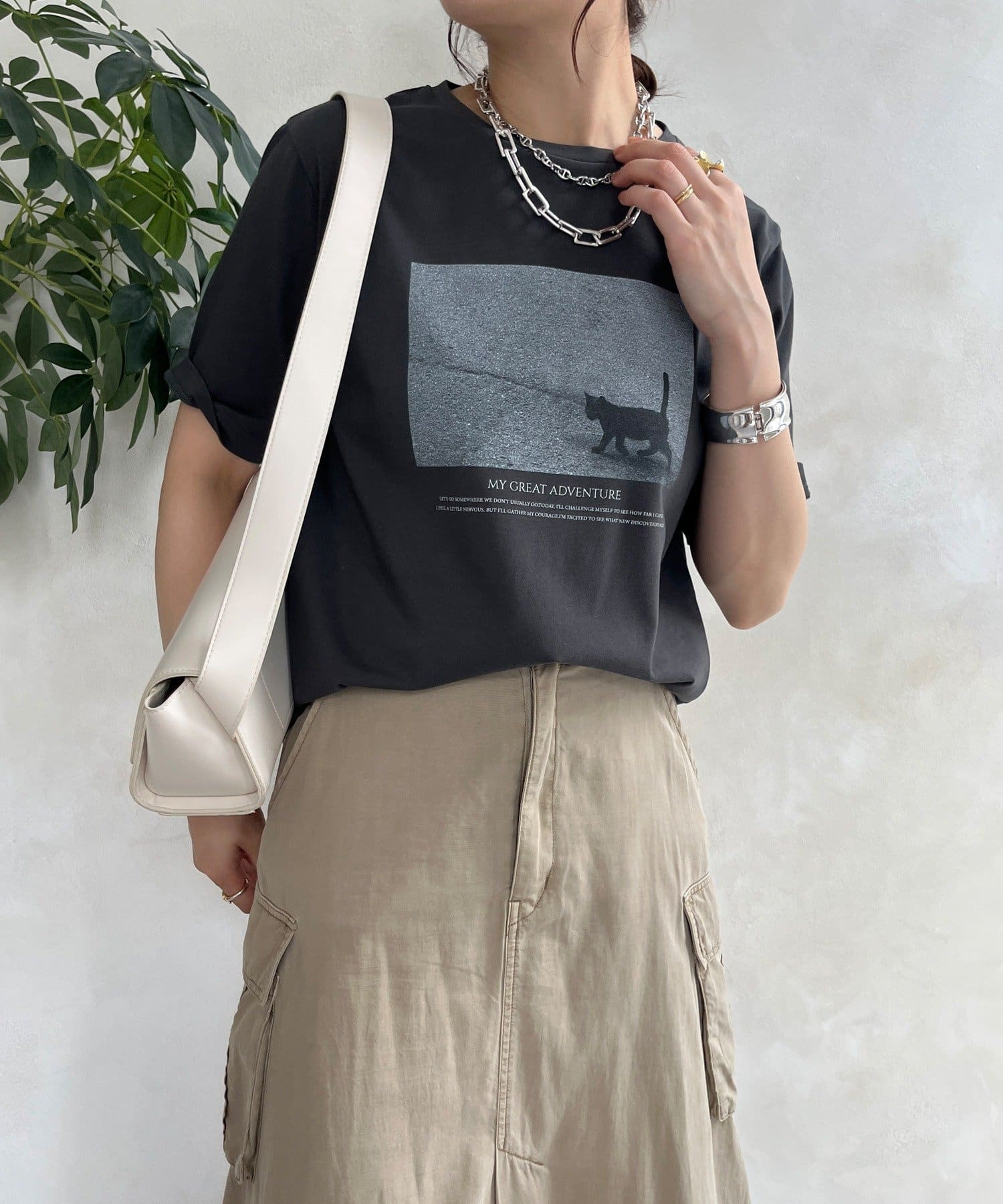 DOUDOU(ドゥドゥ) 【WEB限定】CAT TEE