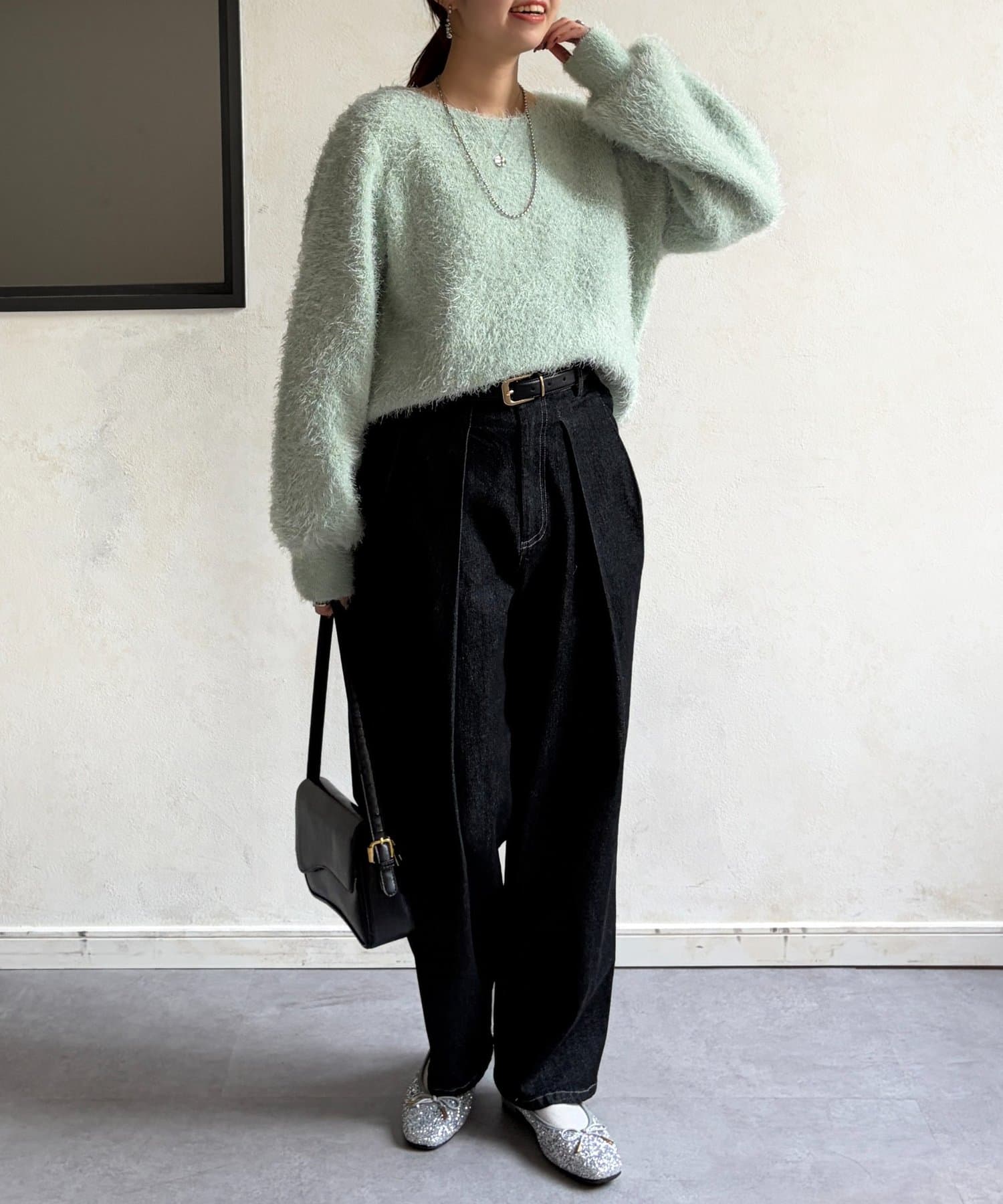 Chez toi(シェトワ) 【大人気リバイバル】シャギーニット