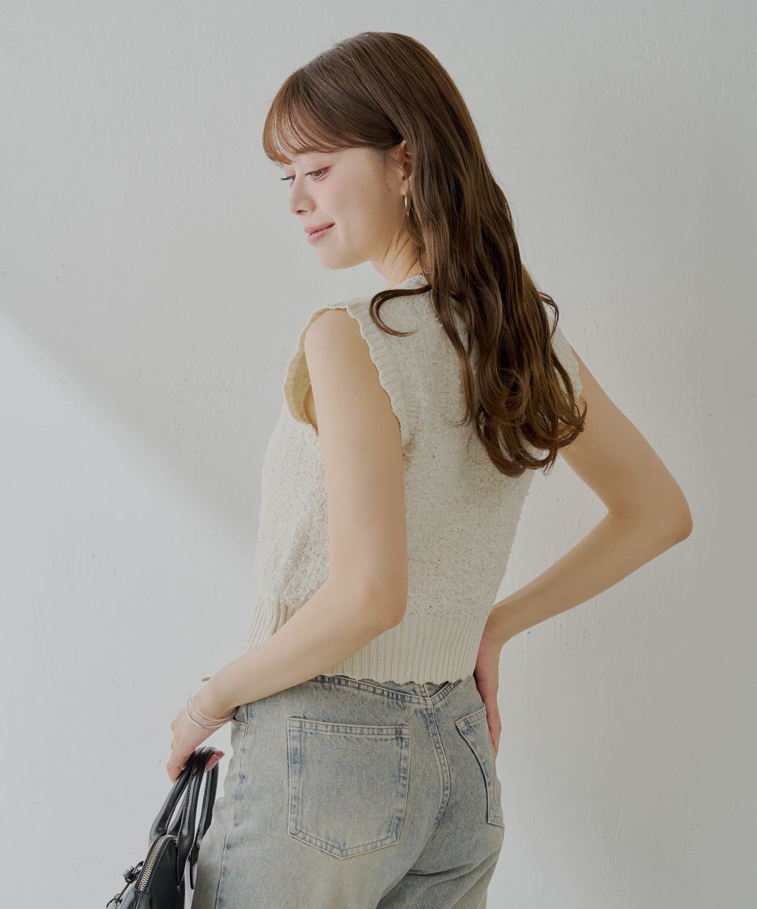 ベスト ジレ ノースリシャギーベスト レディース zzy4524d0142_l_c103.jpg