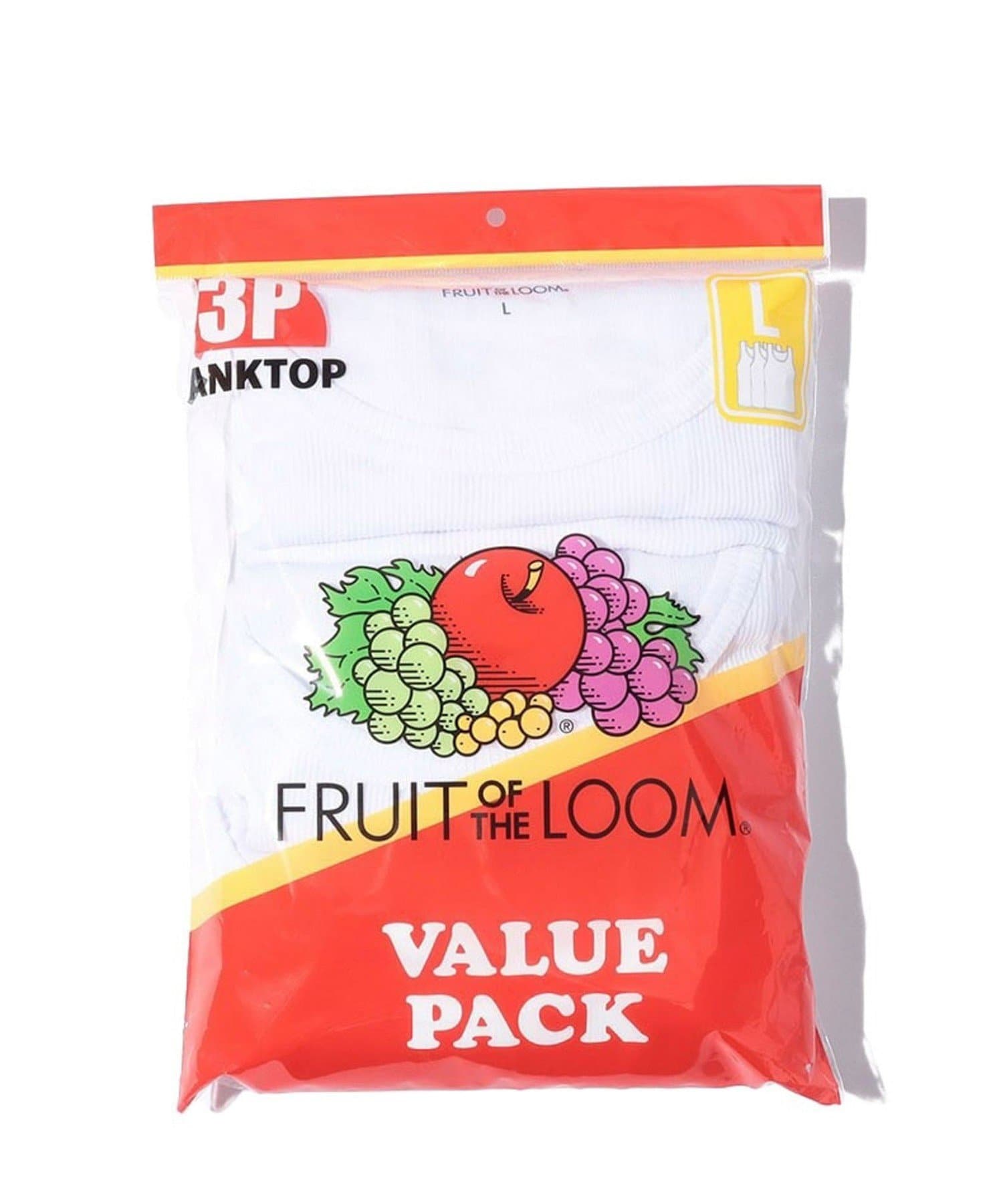 FREDY & GLOSTER(フレディ アンド グロスター) 【FRUIT OF THE LOOM】3P リブタンクトップ
