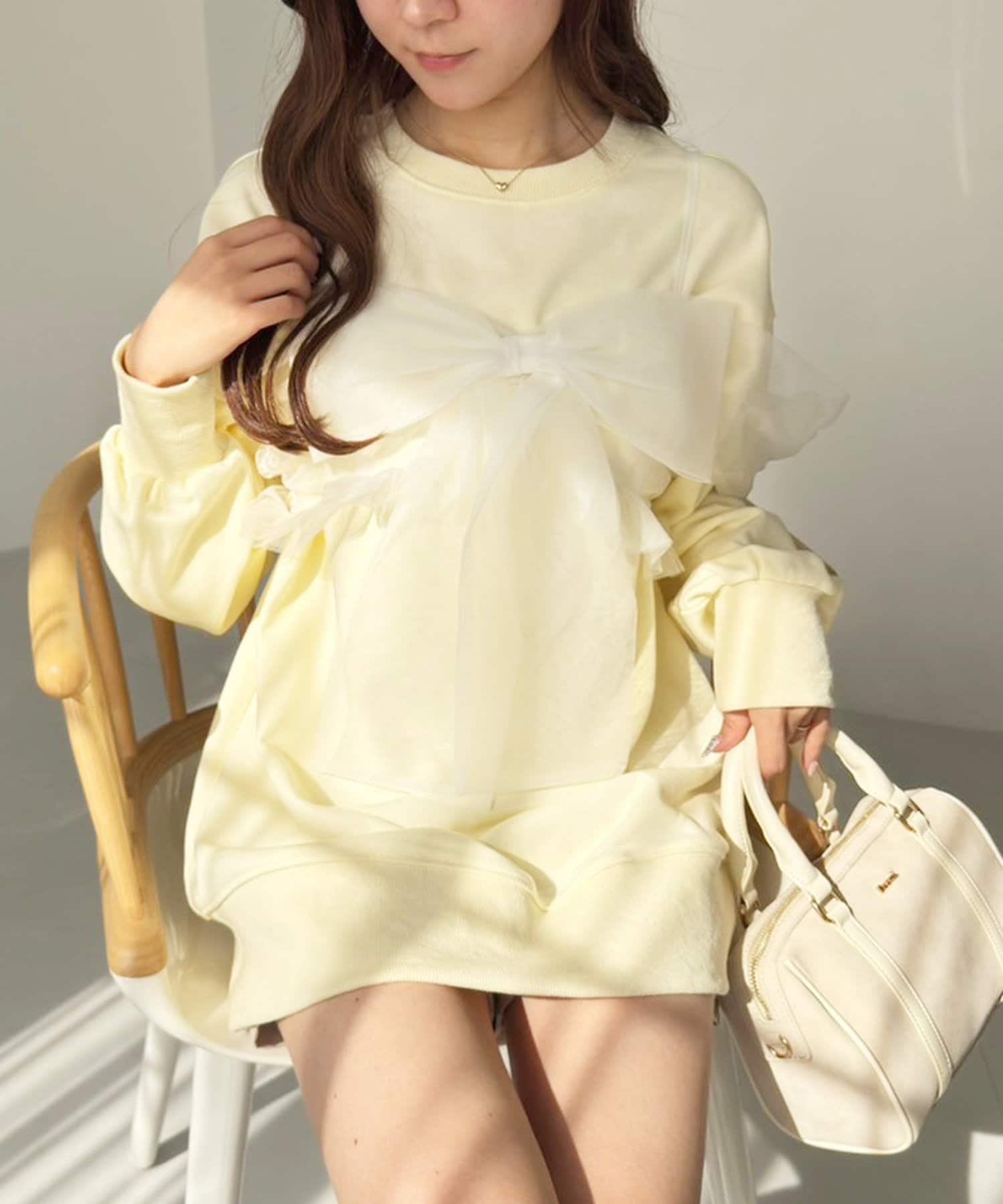 NICE CLAUP / OLIVE des OLIVE OUTLET(ナイスクラップ  / オリーブ デ オリーブ アウトレット) 【one after another】スウェットビスチェセット