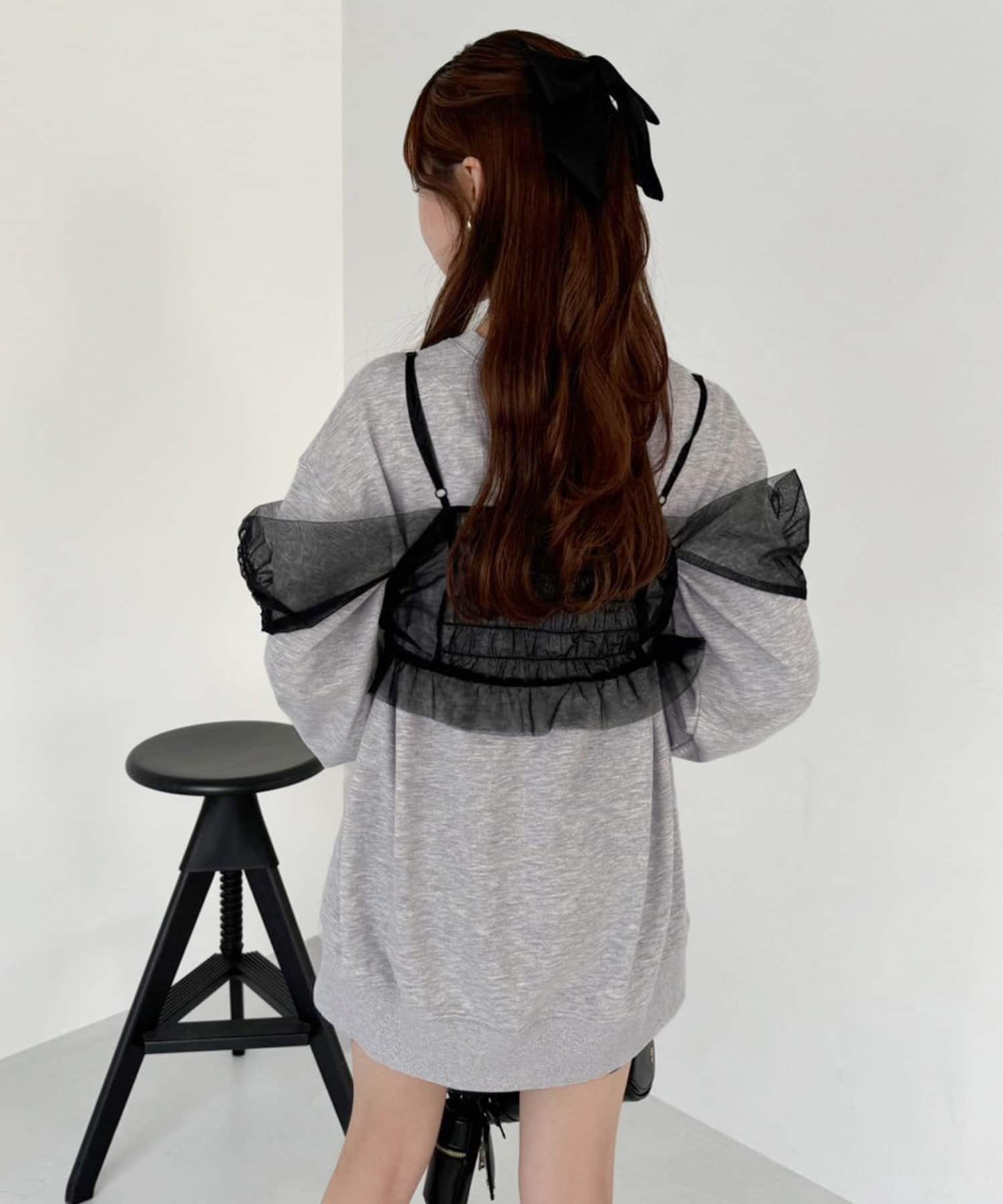 NICE CLAUP / OLIVE des OLIVE OUTLET(ナイスクラップ  / オリーブ デ オリーブ アウトレット) 【one after another】スウェットビスチェセット