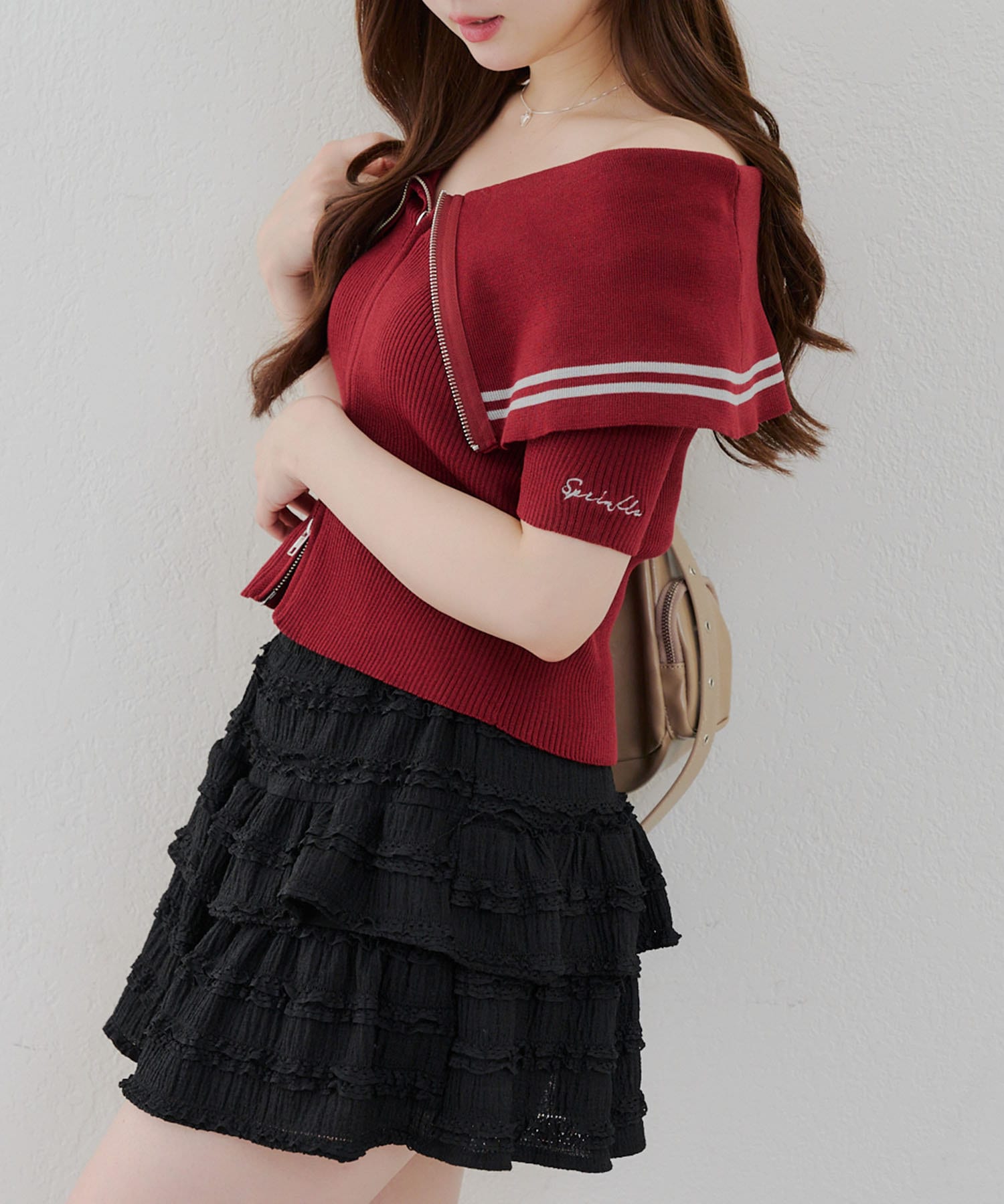 ハッピー⭐️ SEXPOT ReVenGe sb08776 【送料無料！】LACE UP SLEEVE