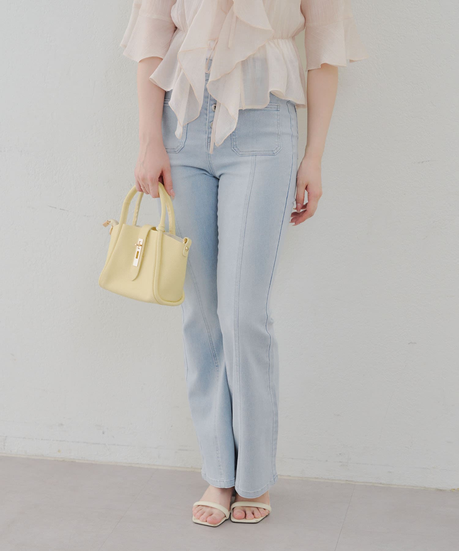 フロントポッケセミフレアデニム | Remind me and forever(リマインド