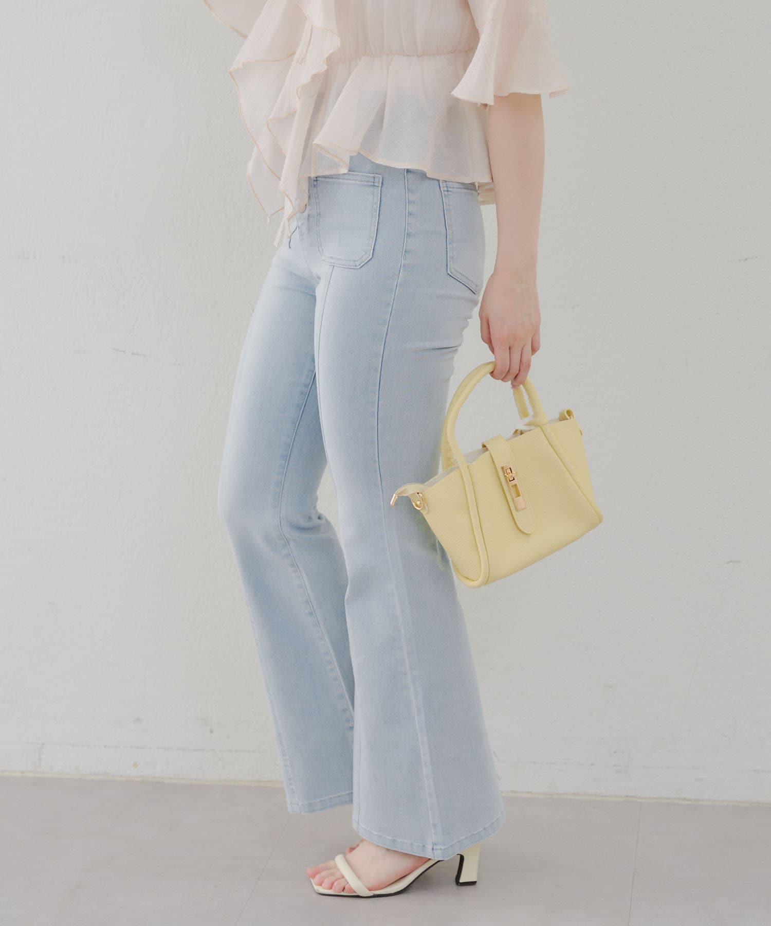 フロントポッケセミフレアデニム | Remind me and forever(リマインド