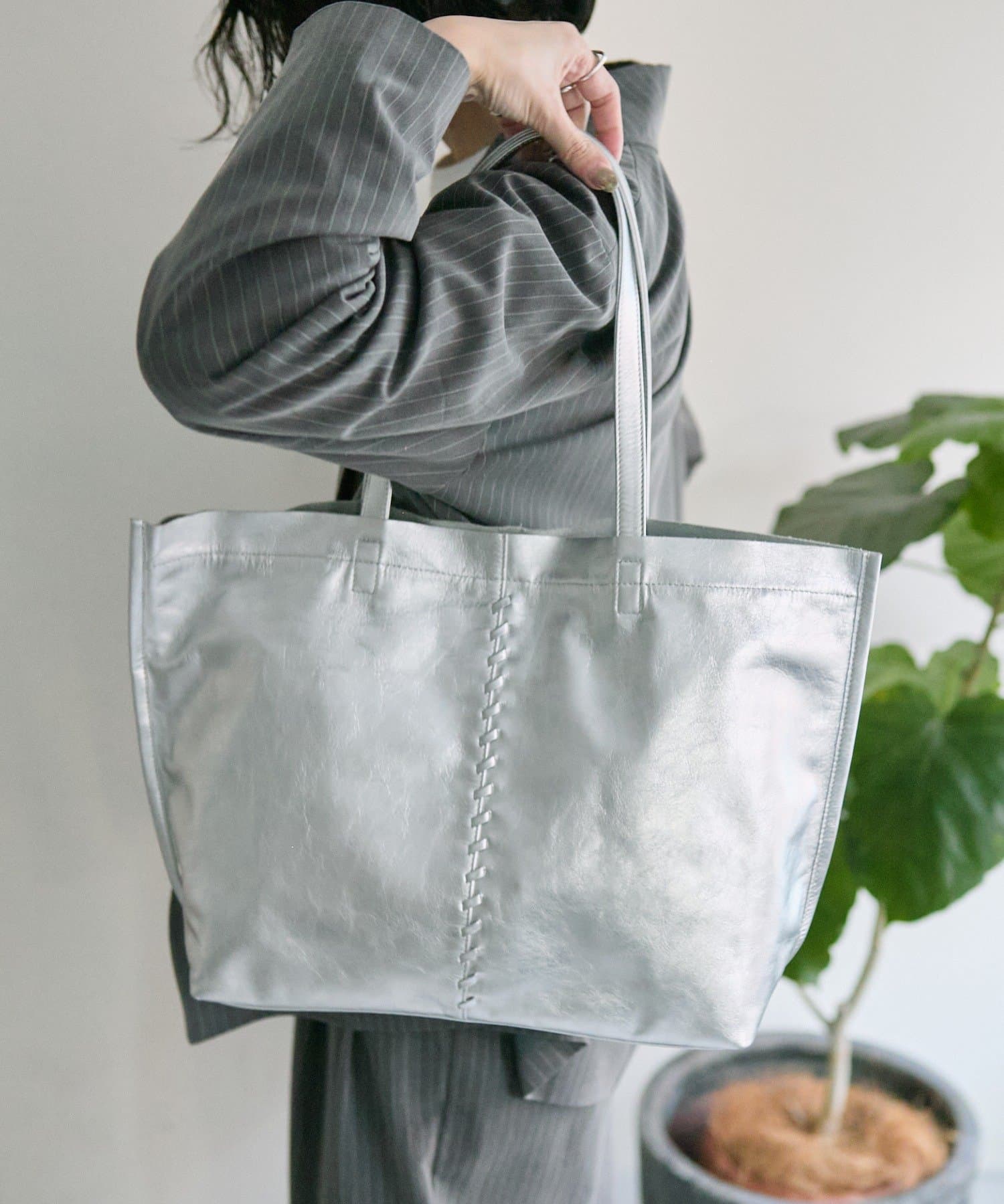 ear PAPILLONNER(イア パピヨネ) センターポイントトートバッグL《本革/A4サイズ対応》