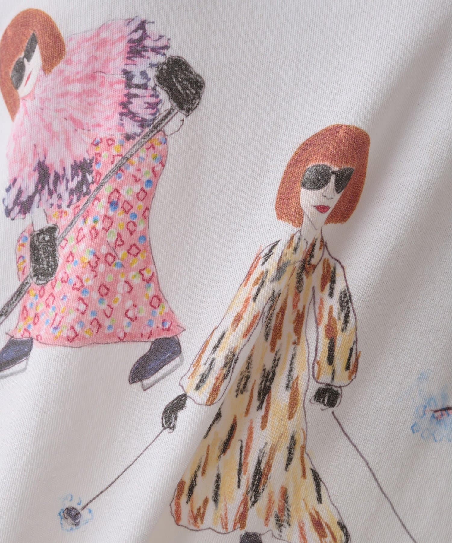 Whim Gazette(ウィム ガゼット) 【UNFORTUNATE PORTRAIT】Wintour Sports TEE