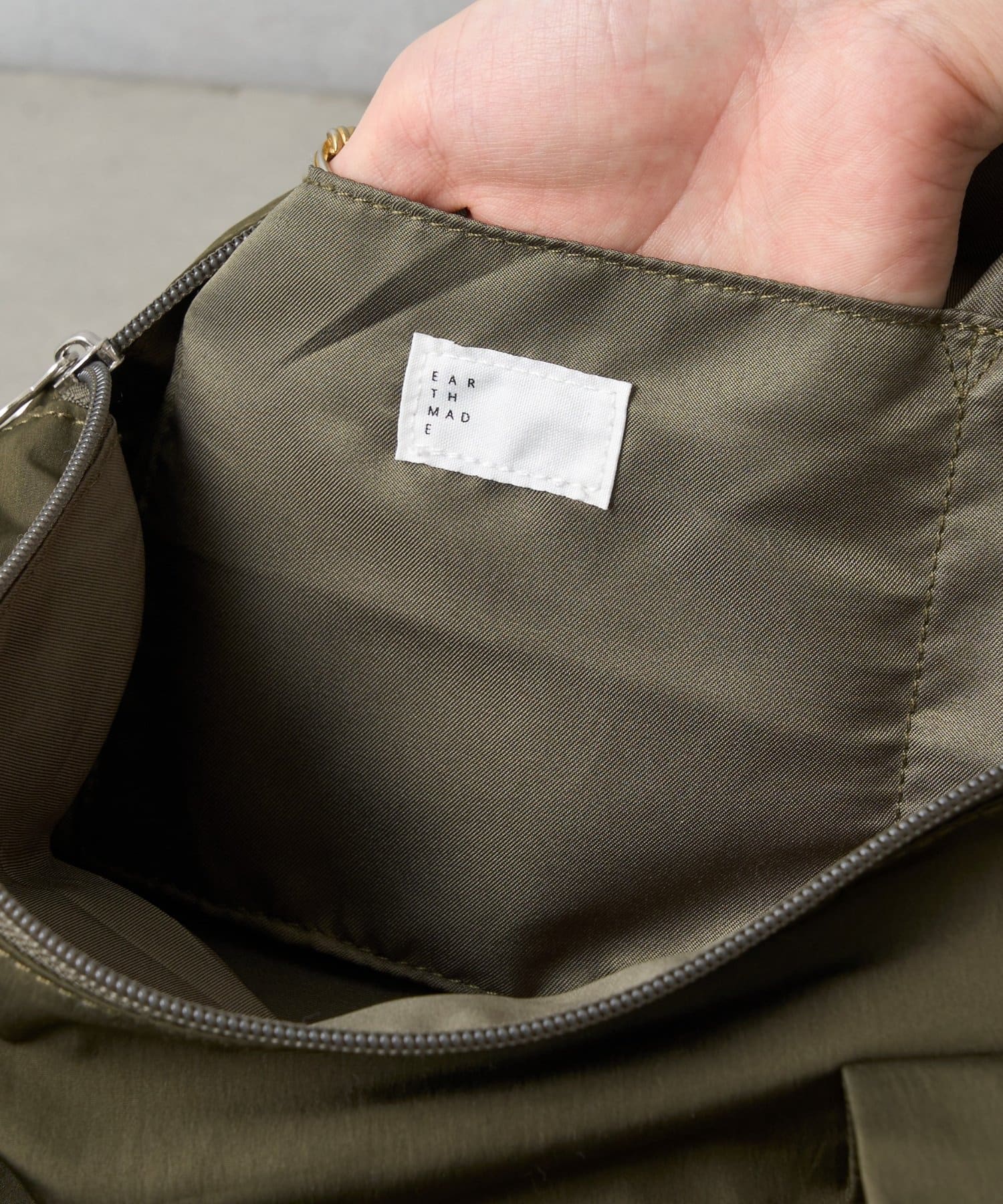 BIRTHDAY BAR(バースデイバー) 【EARTHMADE】WIDE ZIP BAG