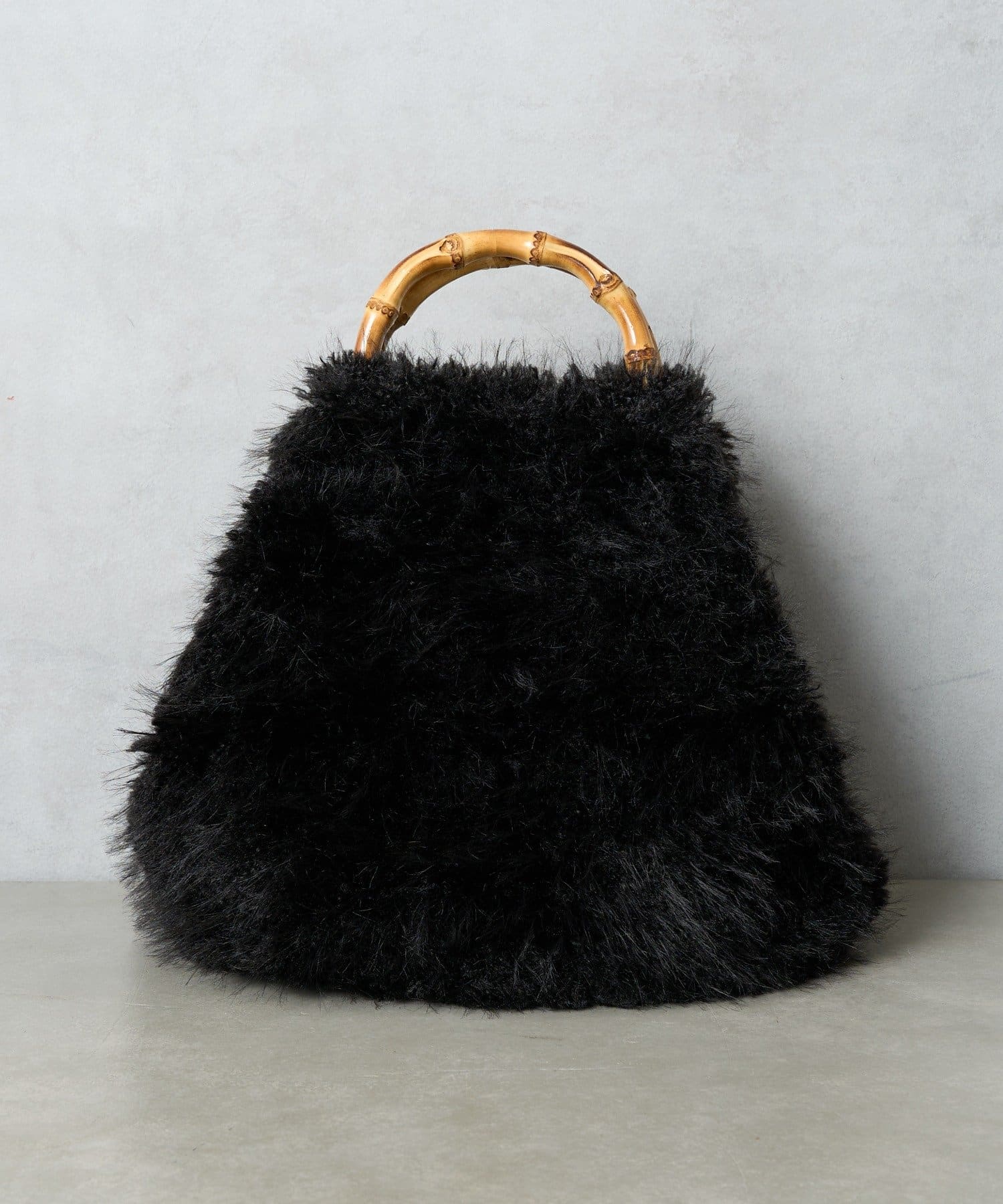 BIRTHDAY BAR(バースデイバー) FUR BAMBOO TOTE　ファーバンブートートバッグ