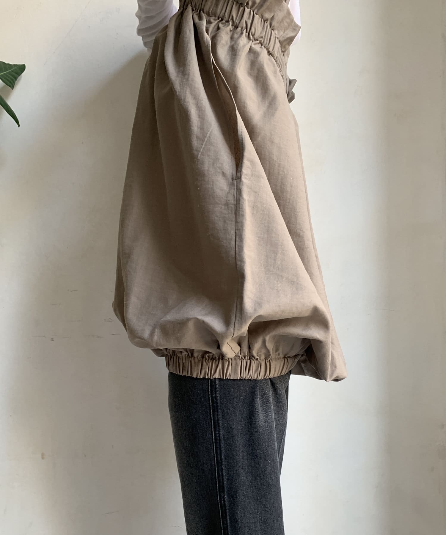 OUTLET(アウトレット) 【DouDou】リネンバルーンマルチWAYキャミ