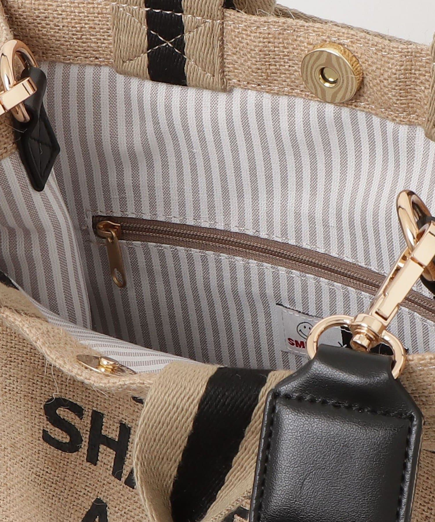 FREDY & GLOSTER(フレディ アンド グロスター) SMILYテープハンドルリネン2WAYトートバッグ