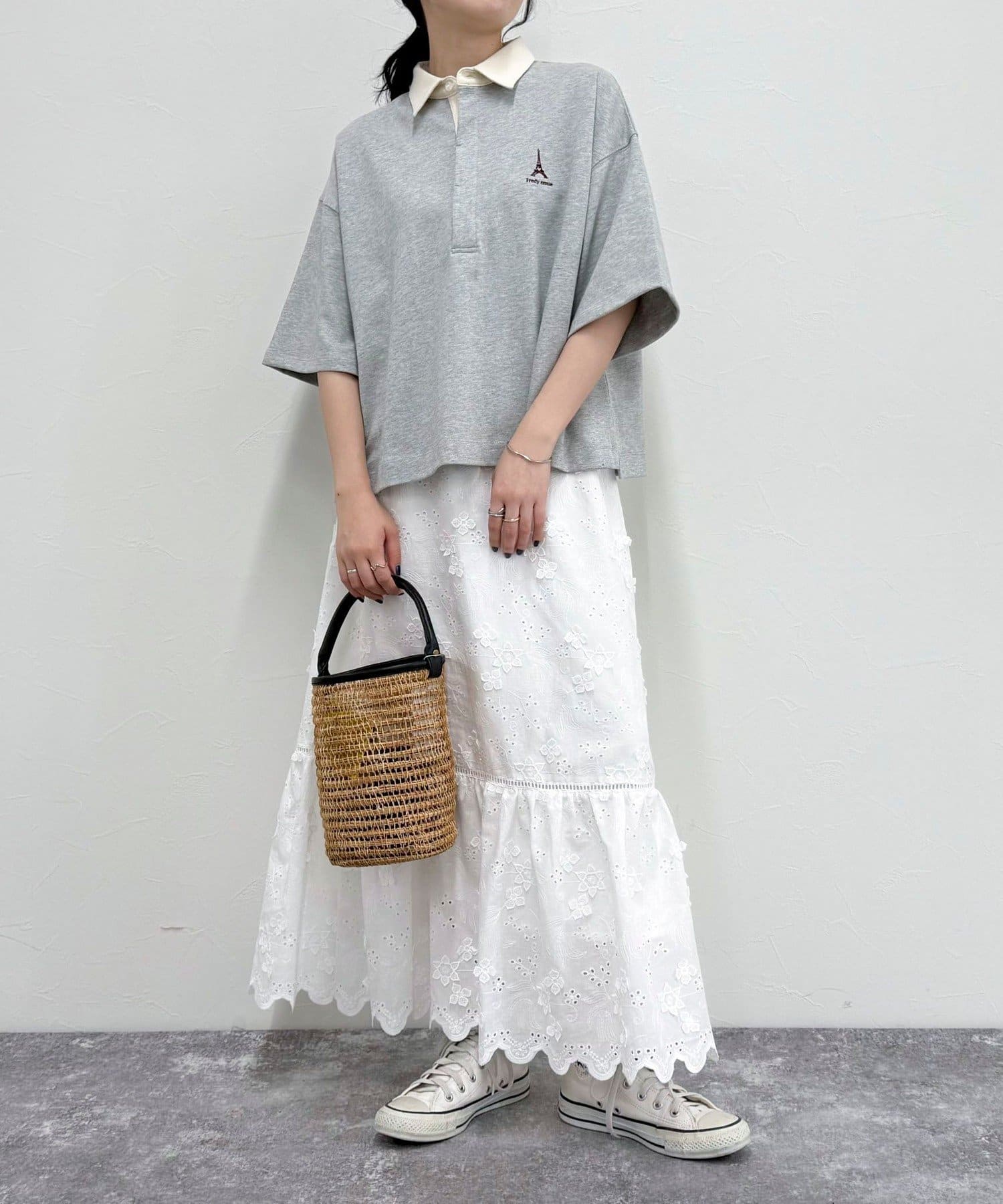 【ERDEM】ギャザー コットンブレンドミディスカート ギャザーリボンスカート – BUNNY APARTMENT