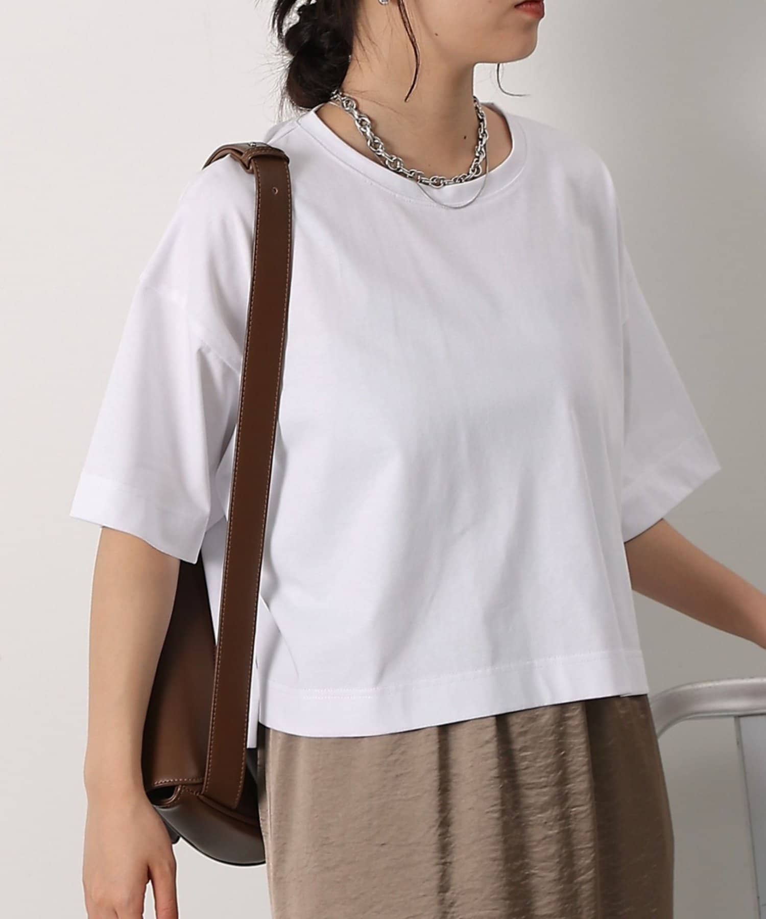 COLONY 2139(コロニー トゥーワンスリーナイン) スマートワイドクロップドTシャツ