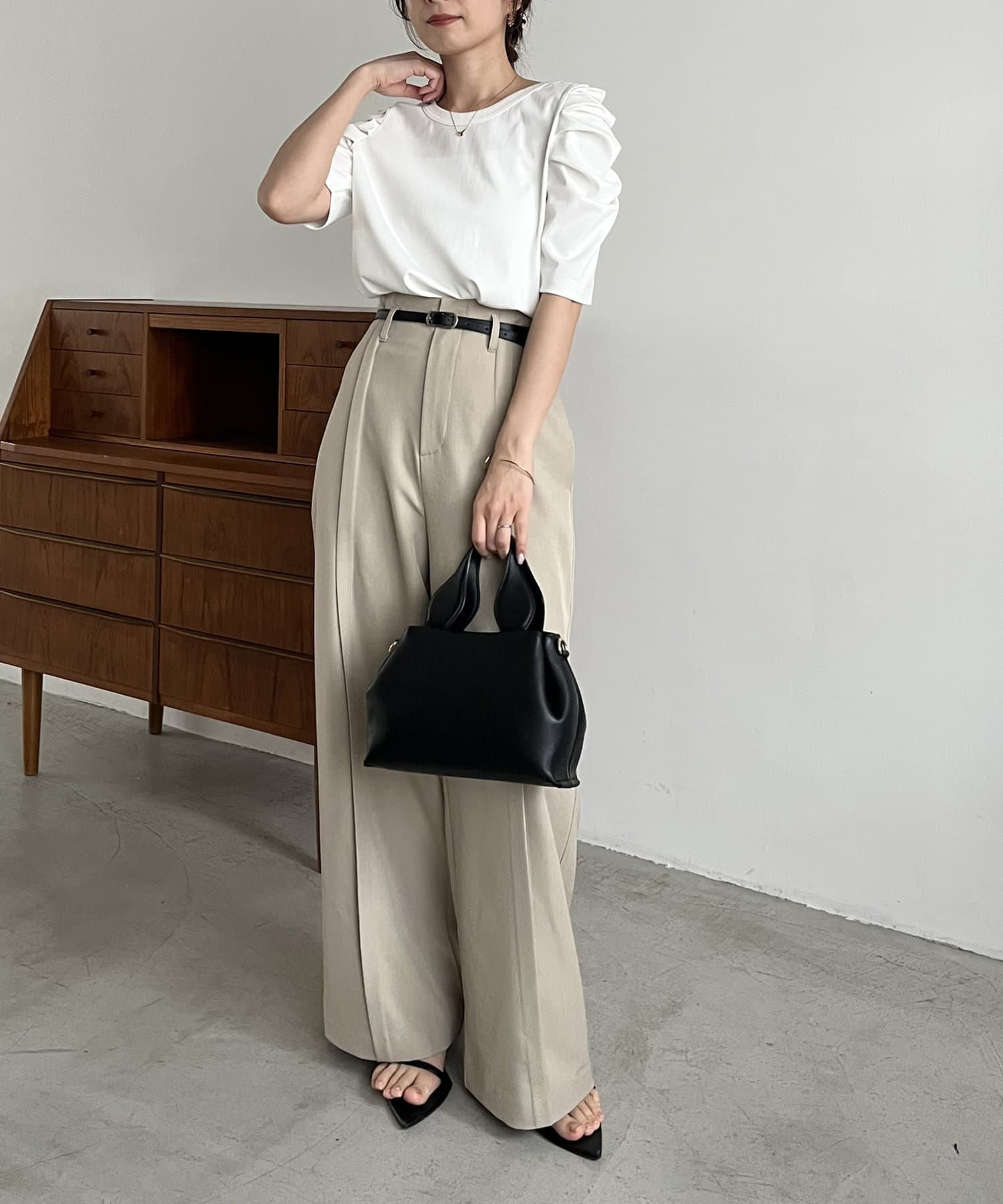 BOUTIQUE de la FEMME 売れ筋商品|||ブティック デ ラ ファム Tシャツ トップス レディース Tops Grey 送料無料】 ブティック デ ラ ファム レディース Tシャツ