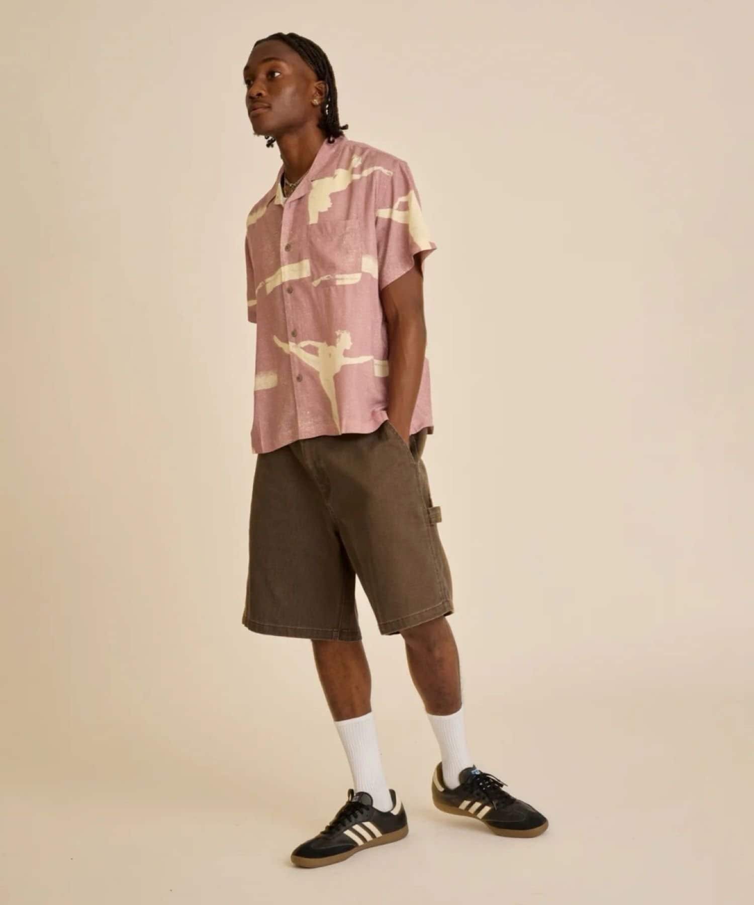 WHO’S WHO gallery(フーズフーギャラリー) 【OBEY】JACQUENS WOVEN SHORT SLEEVE SHIRT