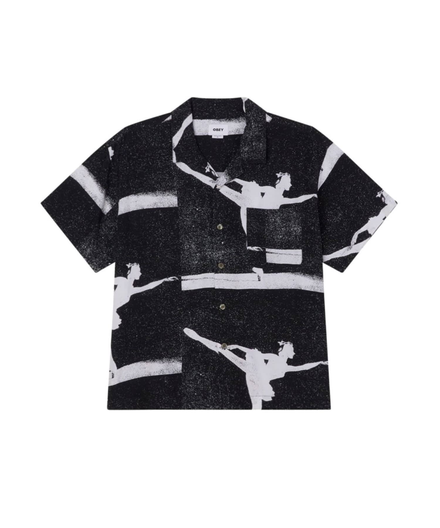 WHO’S WHO gallery(フーズフーギャラリー) 【OBEY】JACQUENS WOVEN SHORT SLEEVE SHIRT