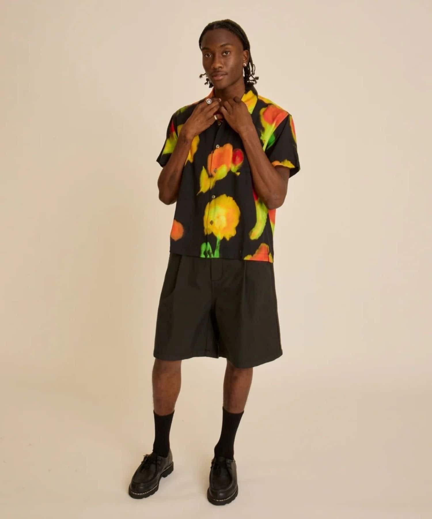 WHO’S WHO gallery(フーズフーギャラリー) 【OBEY】KINNEY WOVEN SHORT SLEEVE SHIRT
