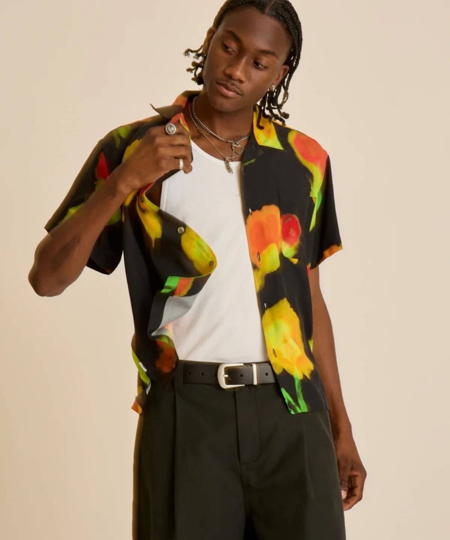 WHO’S WHO gallery(フーズフーギャラリー) 【OBEY】KINNEY WOVEN SHORT SLEEVE SHIRT