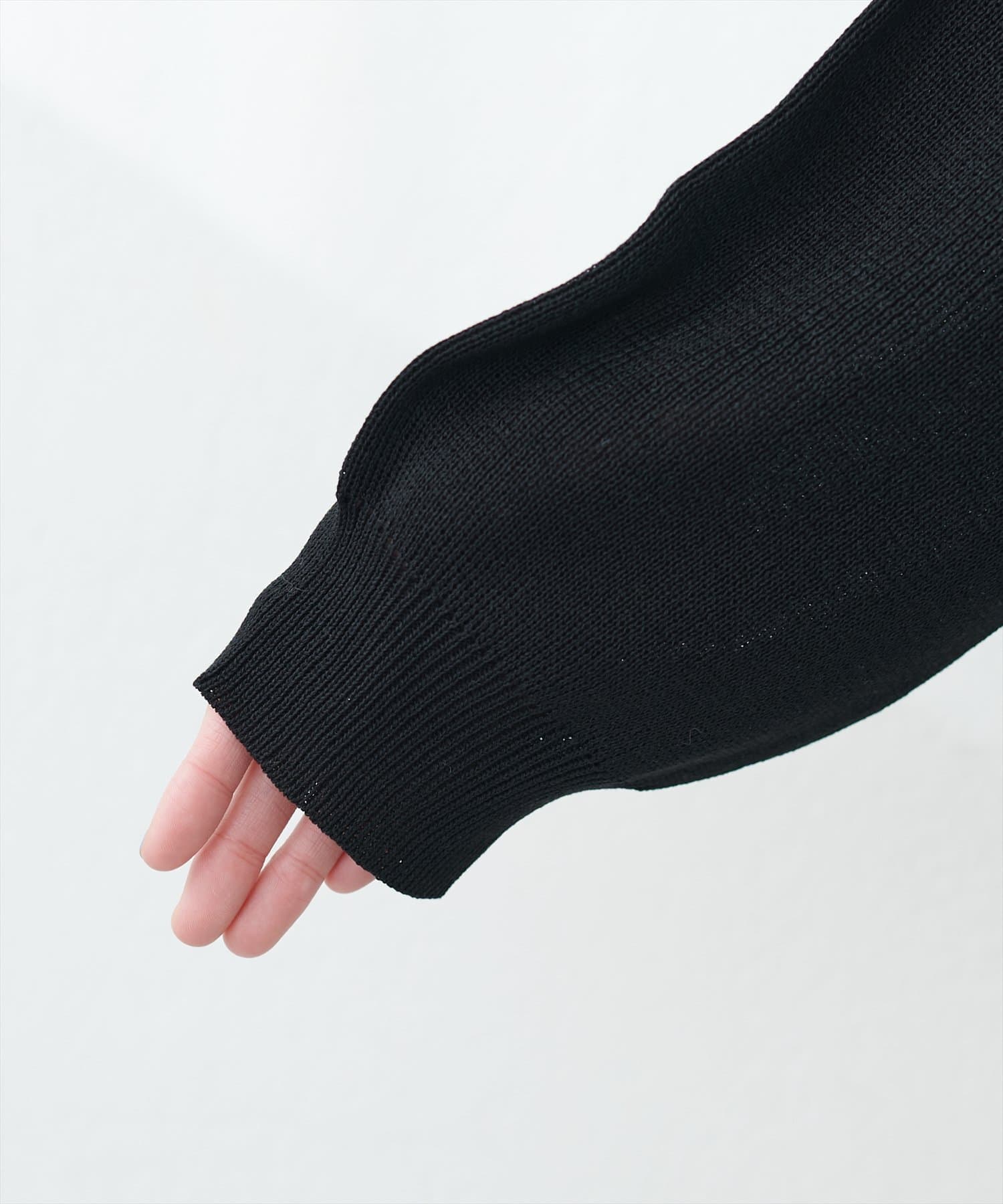 NICE CLAUP / OLIVE des OLIVE OUTLET(ナイスクラップ  / オリーブ デ オリーブ アウトレット) 【natural couture】ポケット付きクルーネックカーデ