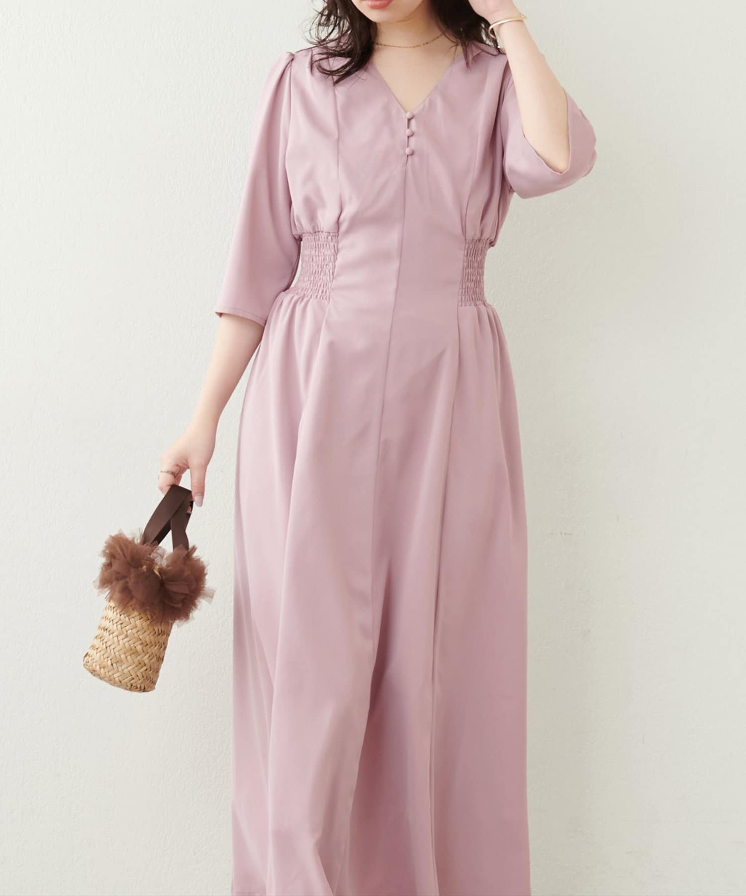 NICE CLAUP / OLIVE des OLIVE OUTLET(ナイスクラップ  / オリーブ デ オリーブ アウトレット) 【natural couture】レトロ小花ワンピース