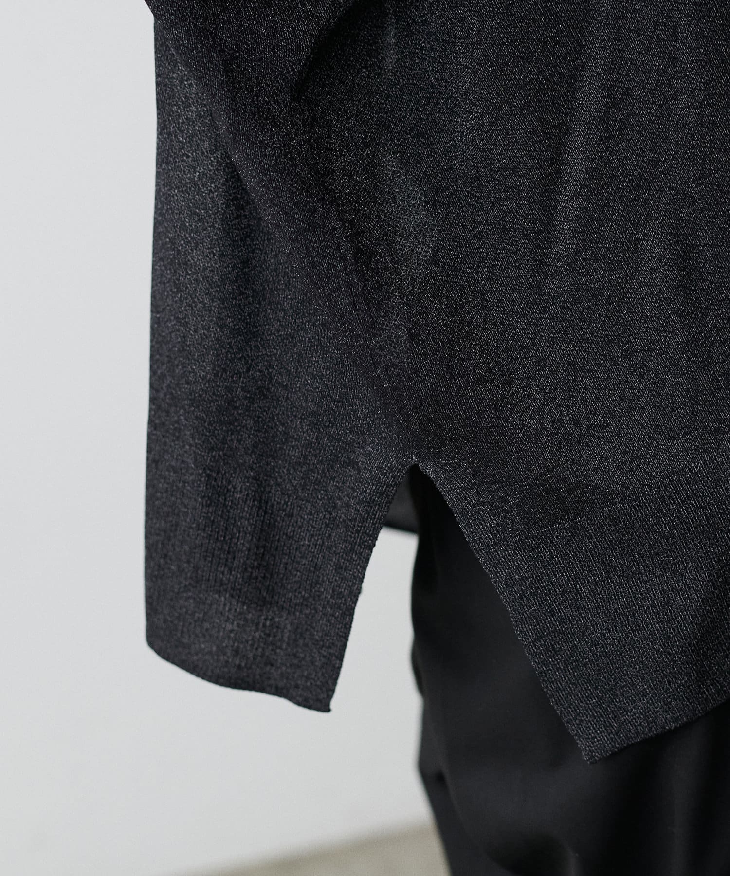 NICE CLAUP / OLIVE des OLIVE OUTLET(ナイスクラップ  / オリーブ デ オリーブ アウトレット) 【LARUTA】ラメドルマンスリットニットカーディガン