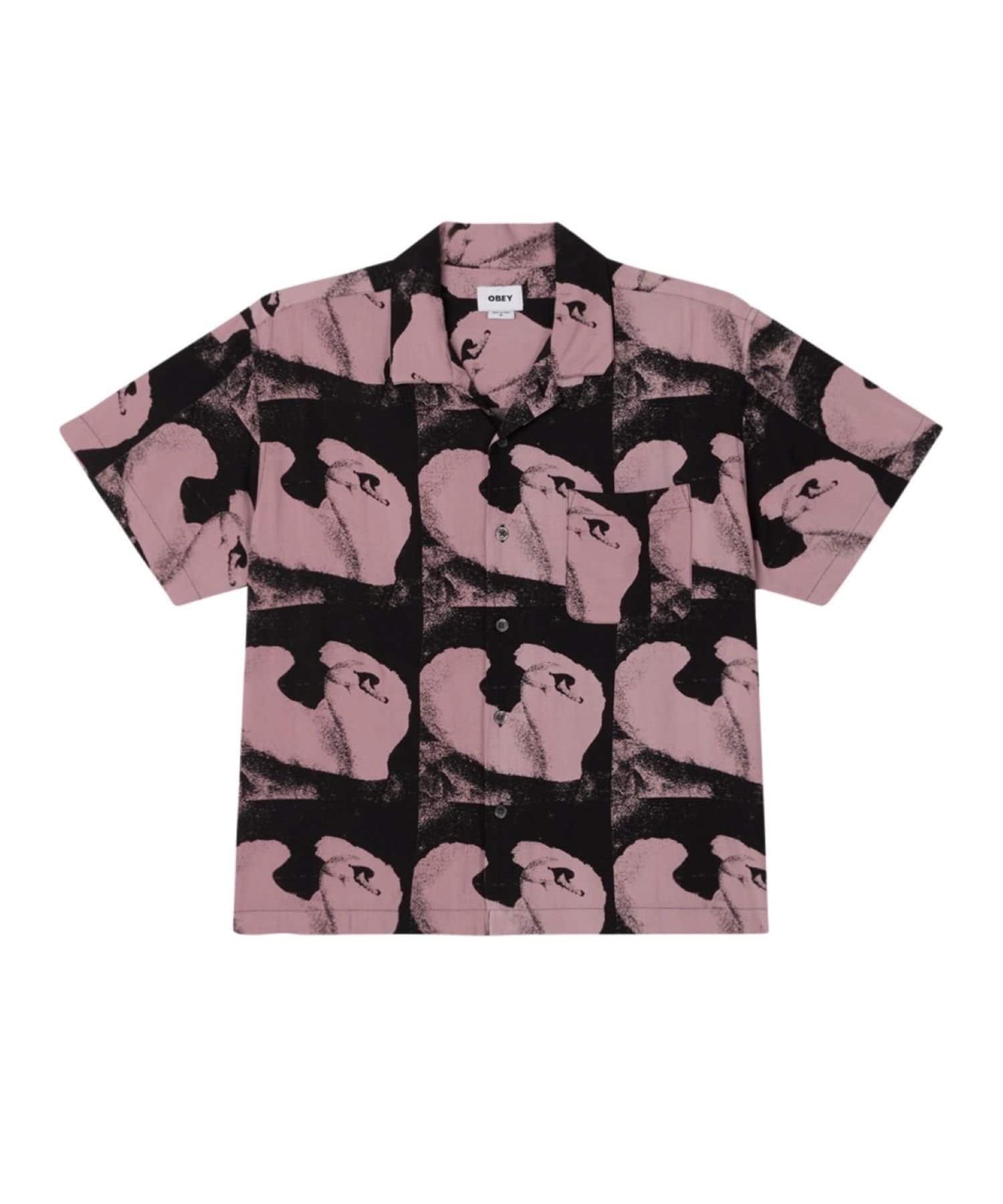 WHO’S WHO gallery(フーズフーギャラリー) 【OBEY】 AMBRE WOVEN SHORT SLEEVE SHIRT